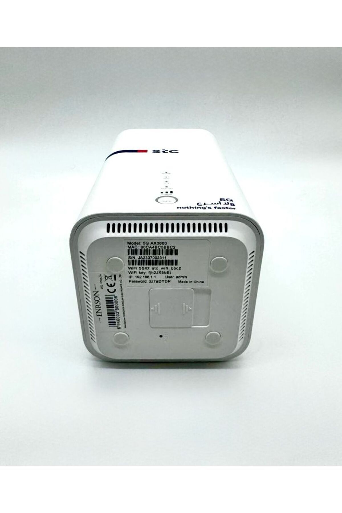 STC-Router 5g cpe ax3600 Wi-Fi 6 download speed up to 3600 Mbps works on STC network only 5