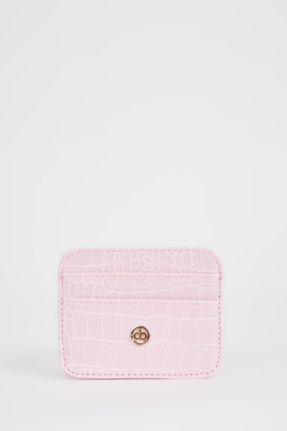 DeFacto Damskie Etui Na Karty Ze Sztucznej Skóry Croco W2526azns Kobieta - One Size