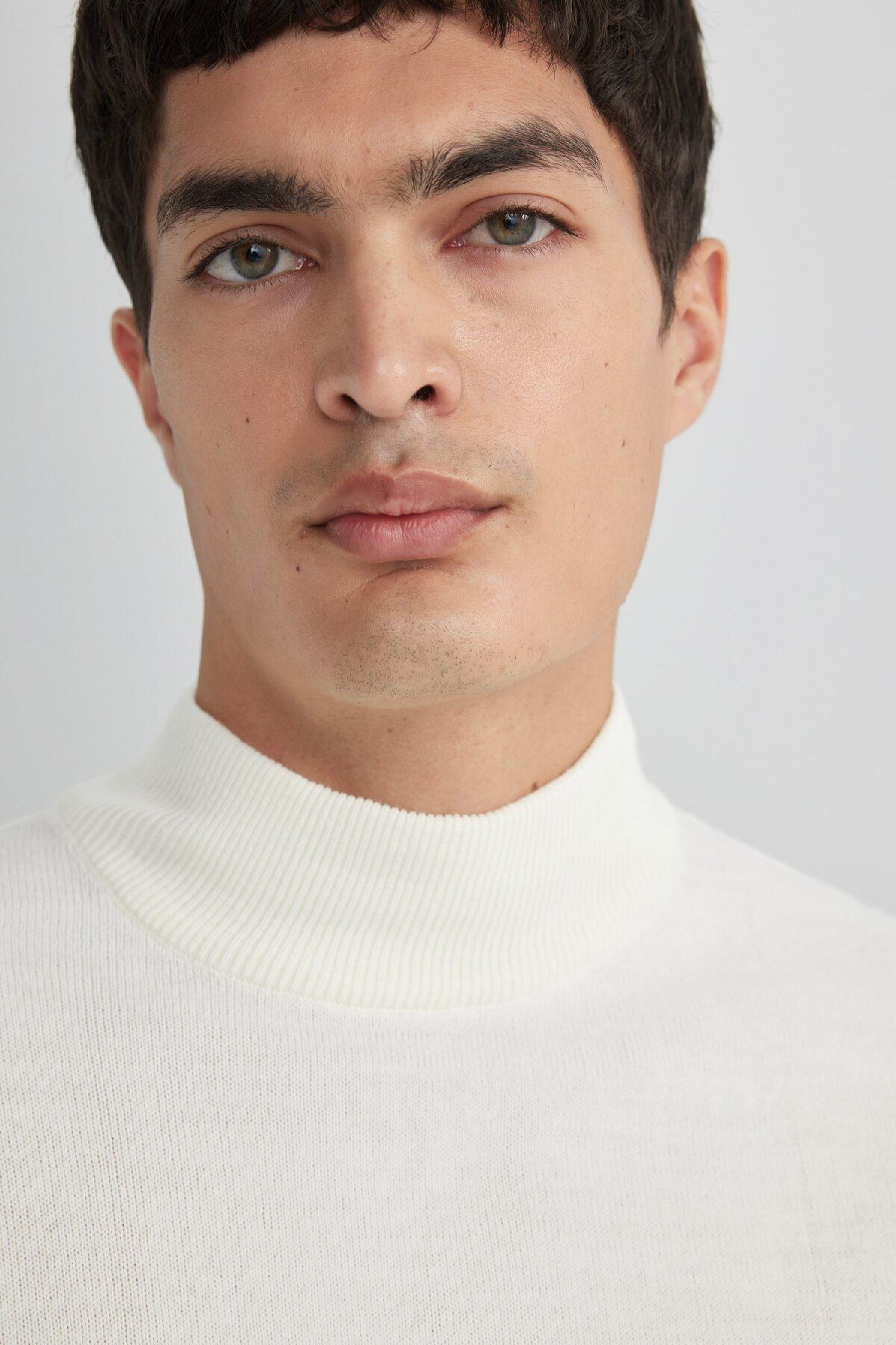 DeFacto-Slim Fit Slim Fit Half Turtleneck Basic Plain Knitwear Pullover R1127az24sp 5