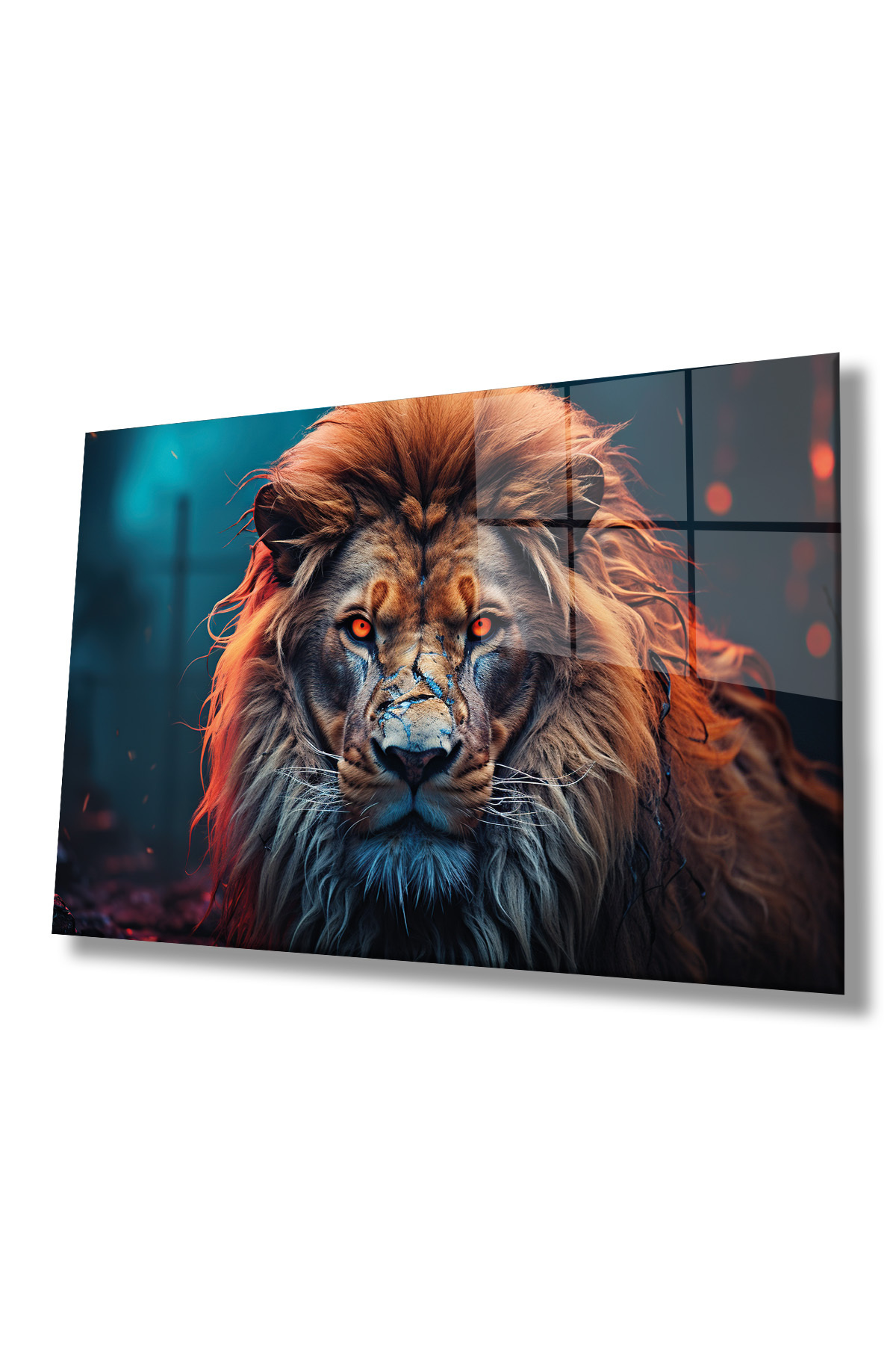 ASLAN CAM TABLO