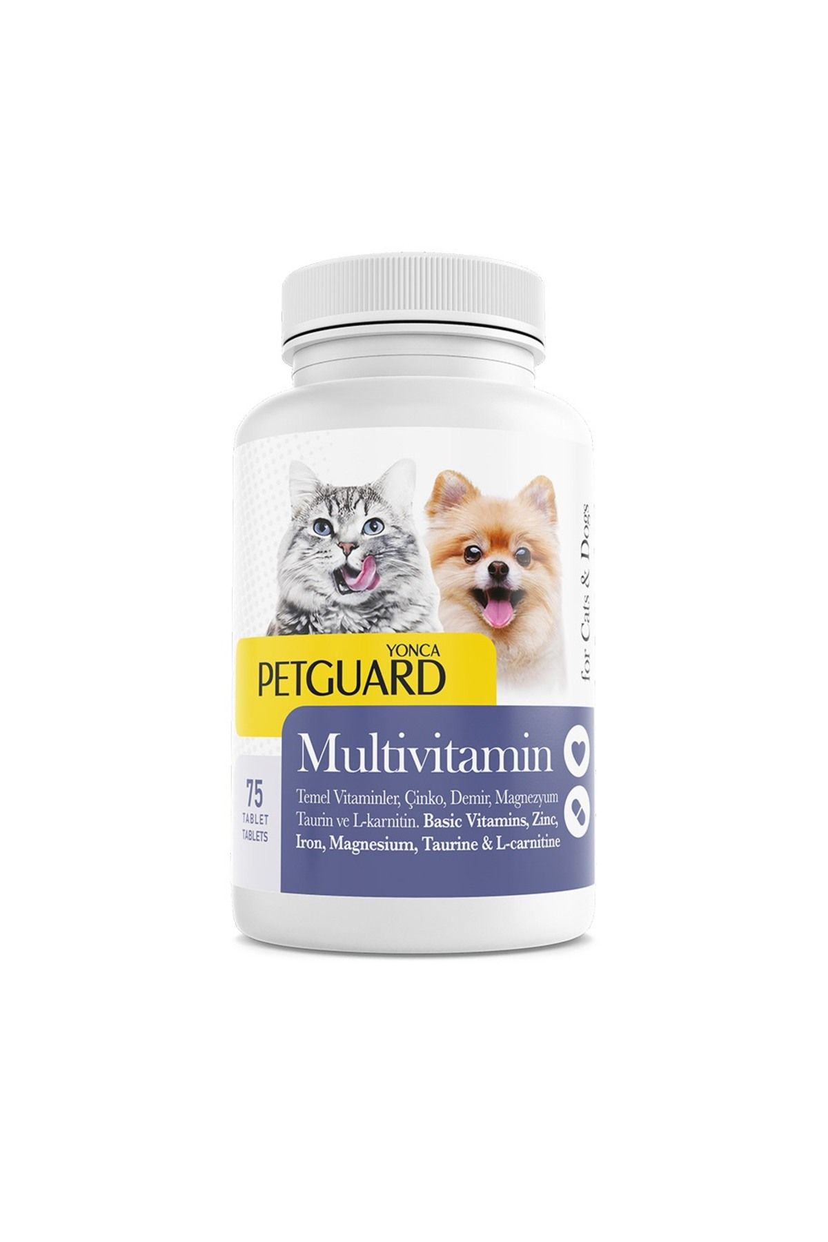 Petguard Multivitamin Kedi Köpek 75Gr 75 Tablet