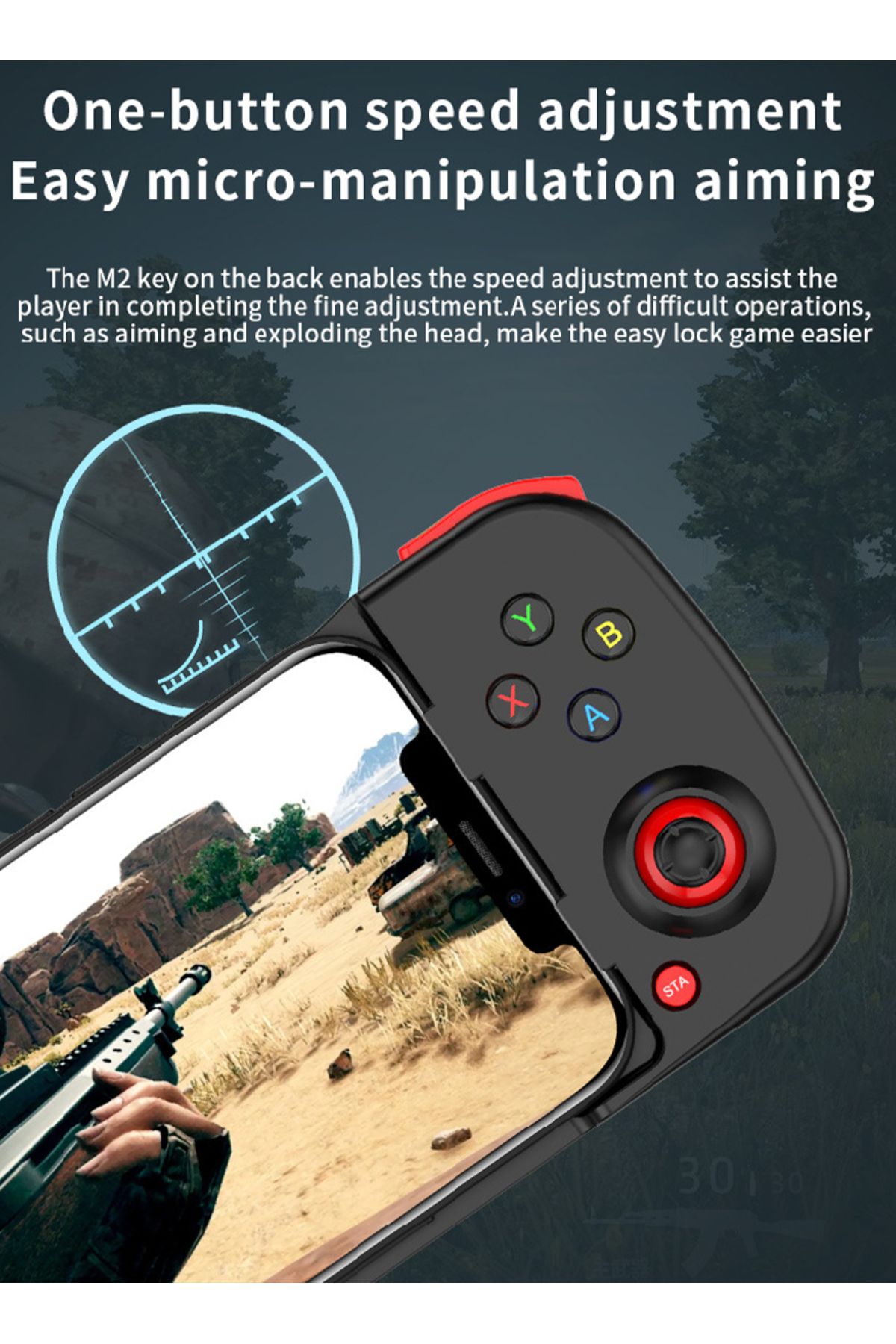 FlashHawk-D3 Mobile Game Controller Gamepad for iPhone iOS Android PC PS4 Switch 2
