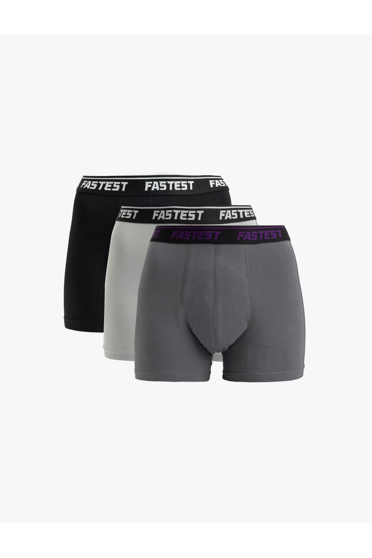 Koton Yeni Sezon Baskılı 3'lü Pamuklu Boxer Set