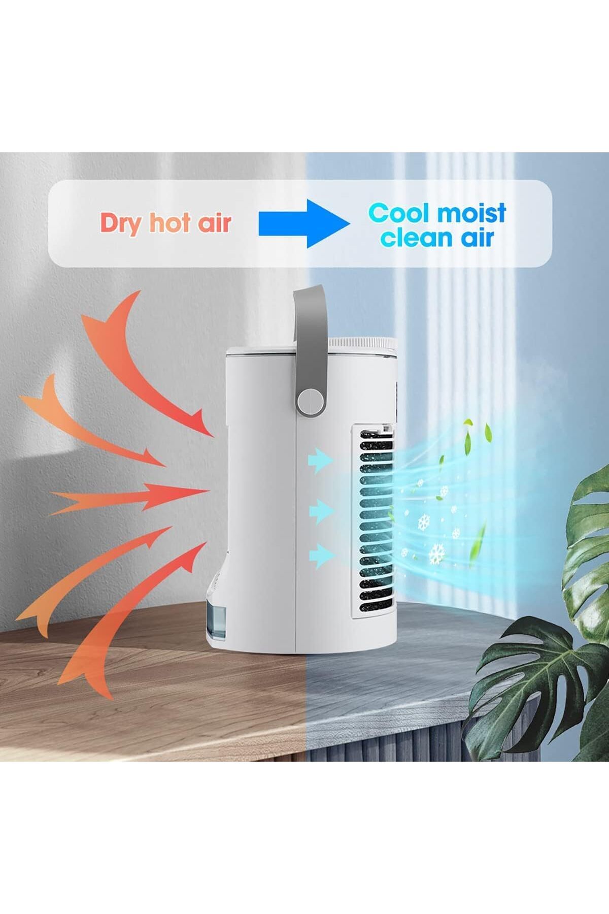 COOYA-Portable Air Conditioner Cooling Fan, Lightweight and Portable, for Room/Office & More 3