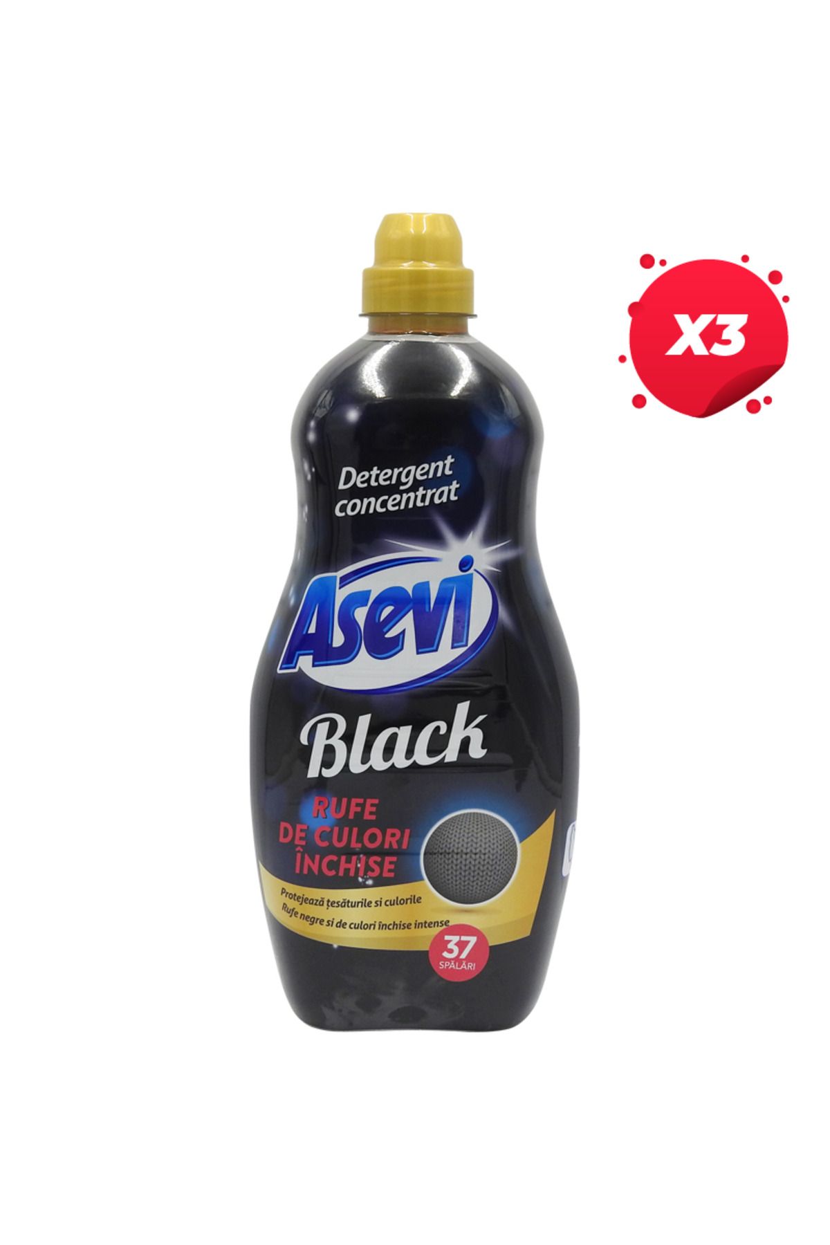 ASEVI X3 - Asevi Detergent Lichid 1.5l Nero 37spalari - One Size