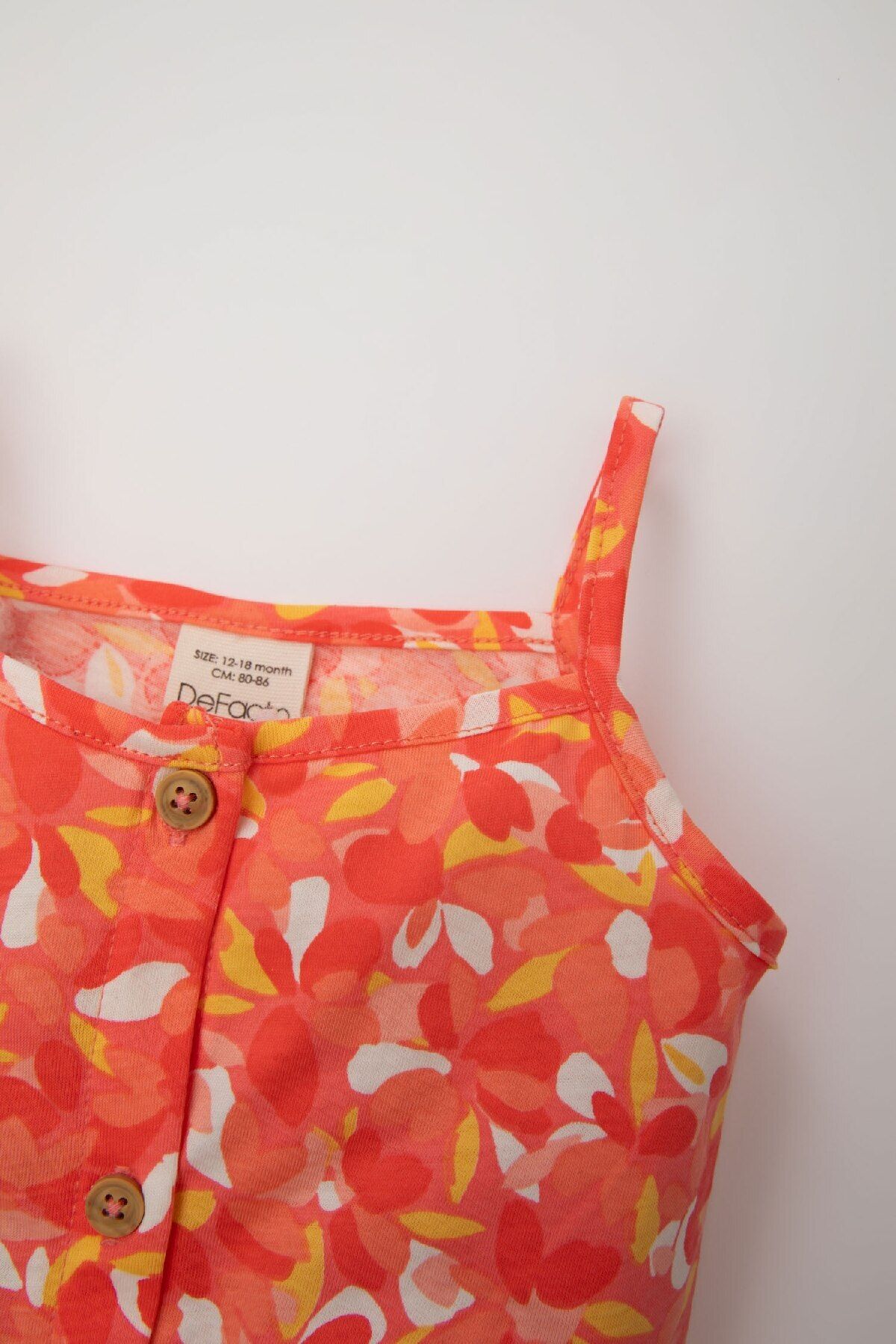 DeFacto-Patterned Short Baby Girl Jumpsuit - C0077A524SM 2