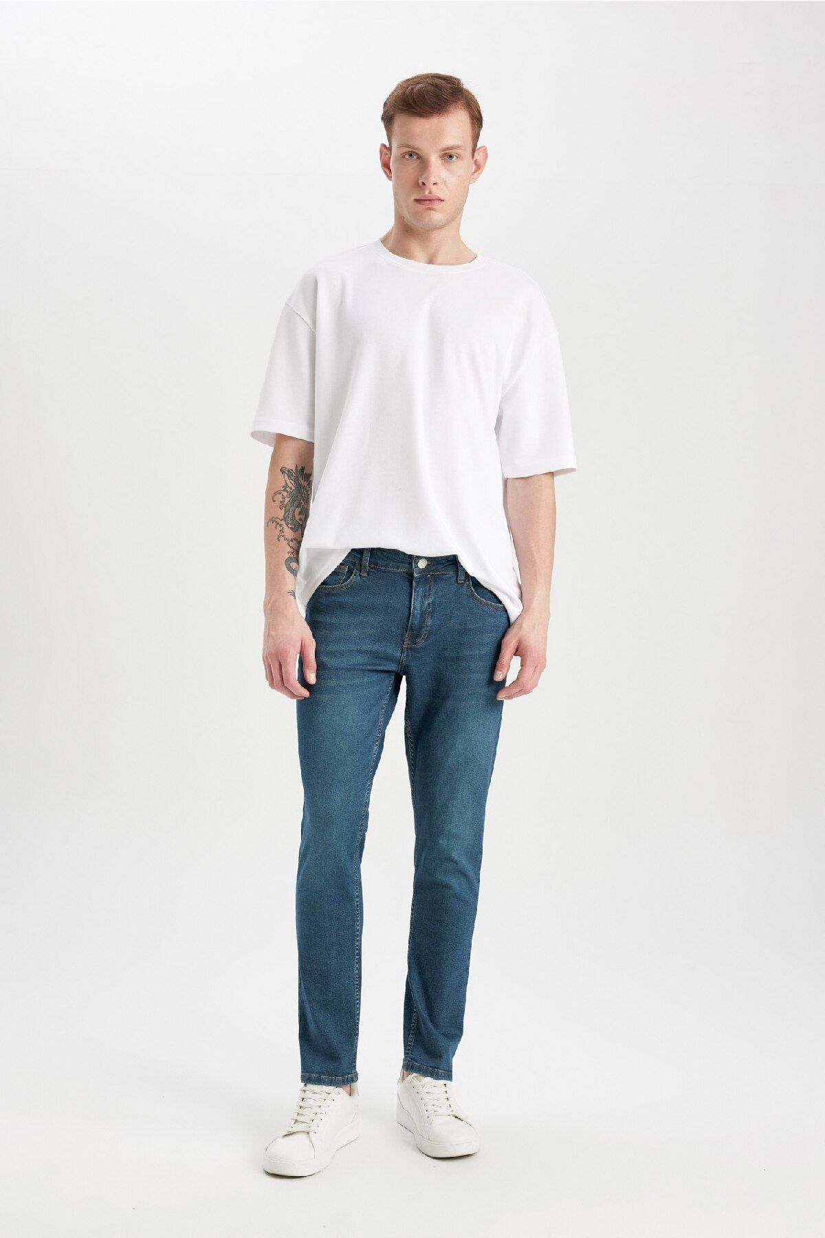 DeFacto-Τζιν Pedro Slim Fit Regular Waist Skinny Leg - B0398ax24sp 3