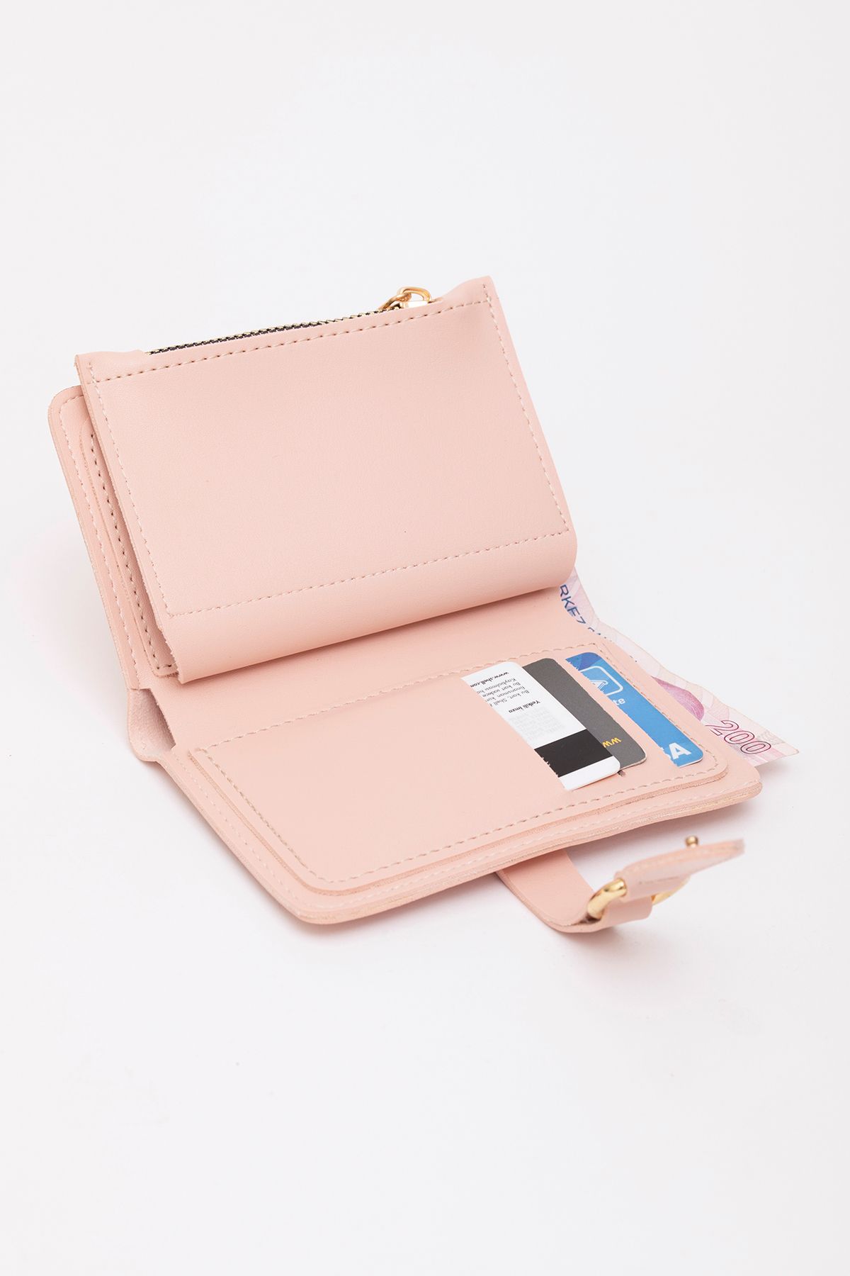 SHAKA-Powder Shk66 Stylish Wallet with Drop Buckle, Snap Fastener Front Pocket, Coin and Paper Money Compartment, Card Holder 4
