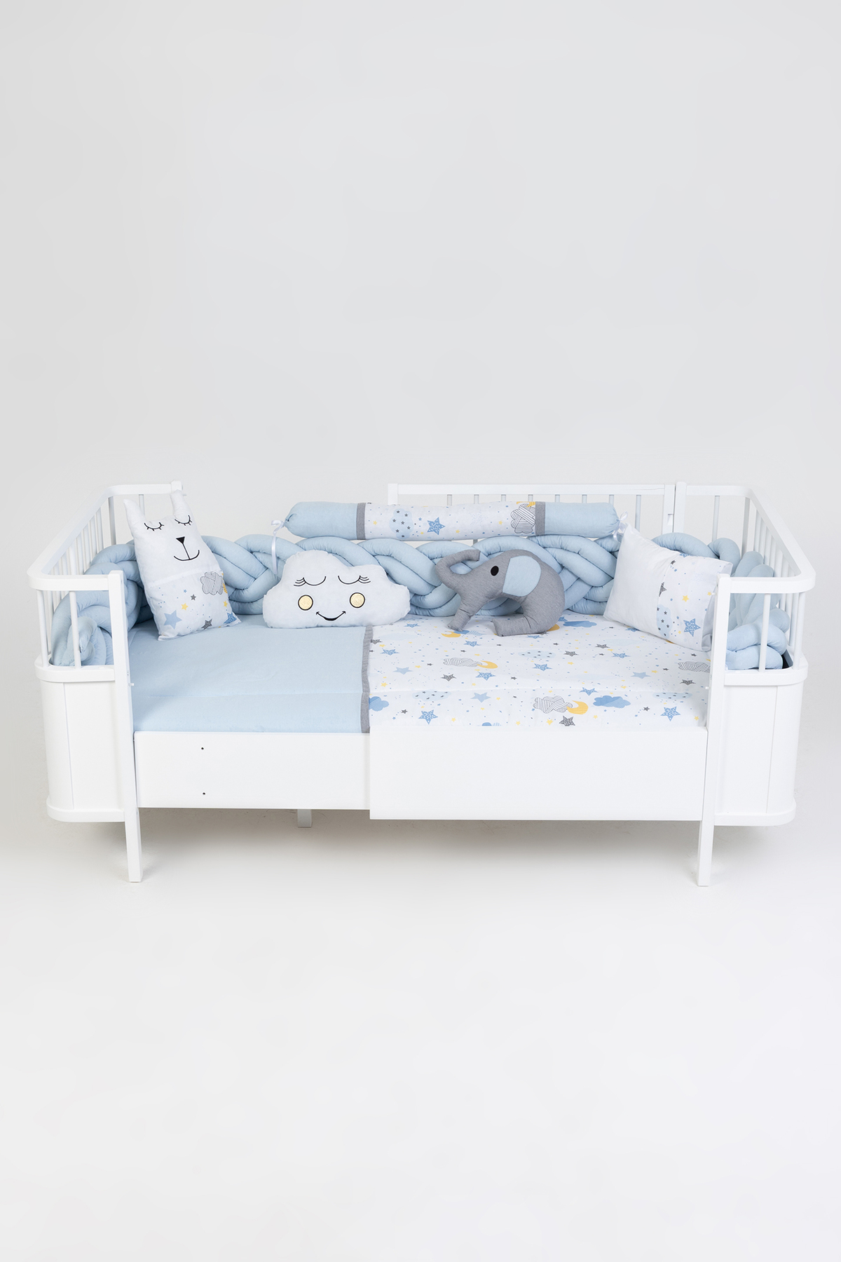 Cozibo Montessori Karyola Uyku Seti 6'lı Örgü 90x190, 100x200 cm fotoğrafı 4 (önizleme)