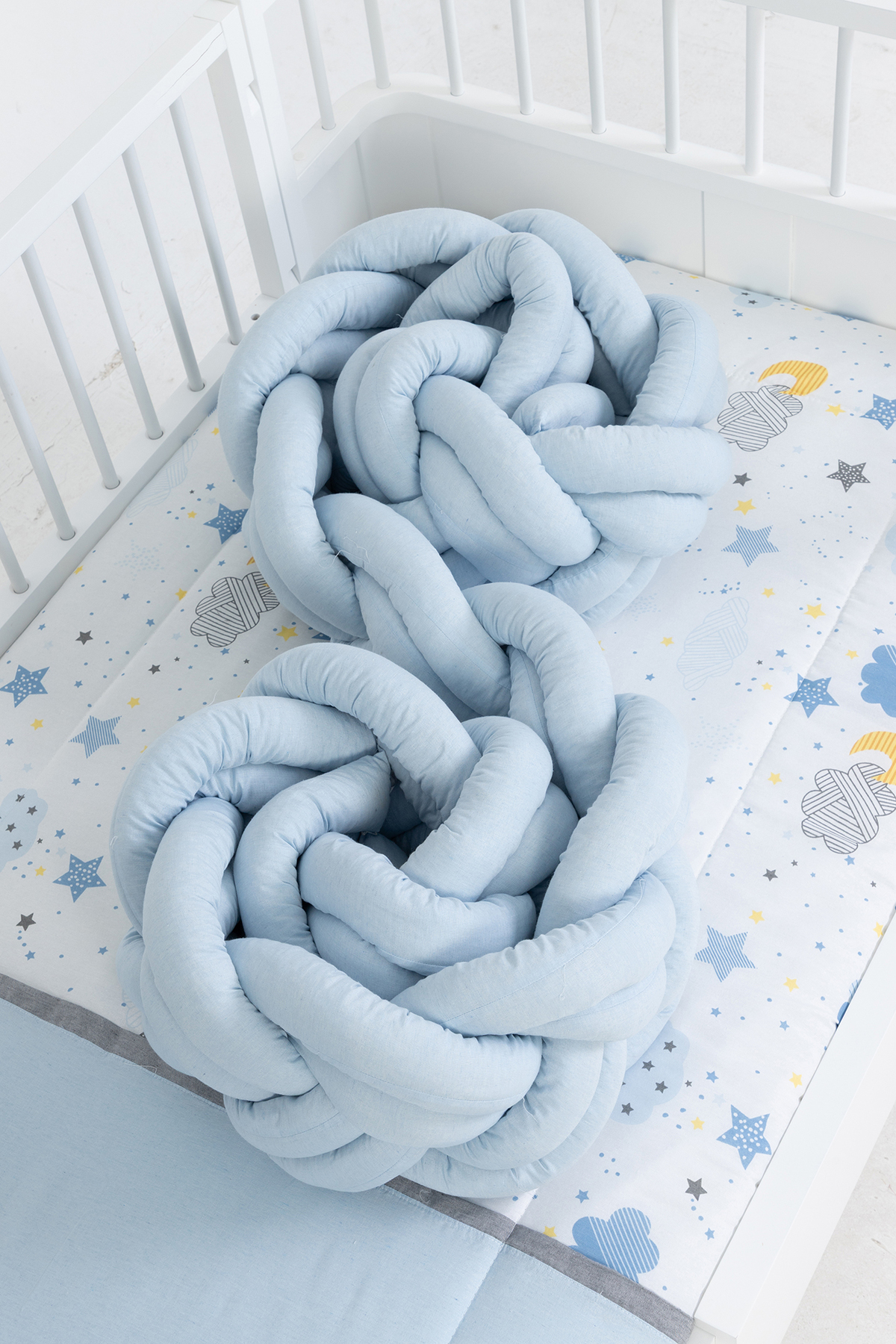 Cozibo Montessori Karyola Uyku Seti 6'lı Örgü 90x190, 100x200 cm fotoğrafı 3 (önizleme)