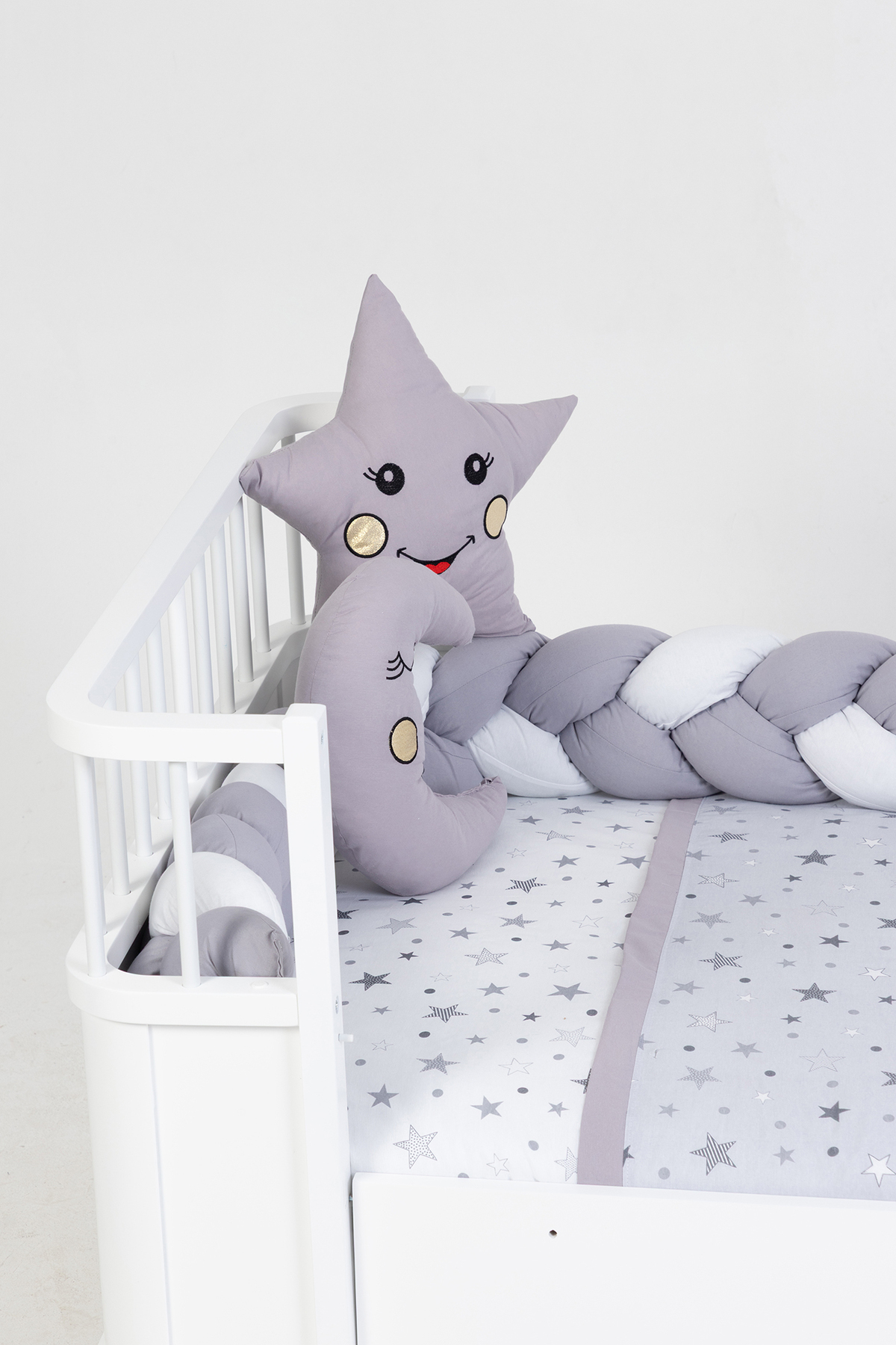 Cozibo Montessori Karyola Uyku Seti 3'lü Örgü 90x190, 100x200 cm fotoğrafı 4 (önizleme)