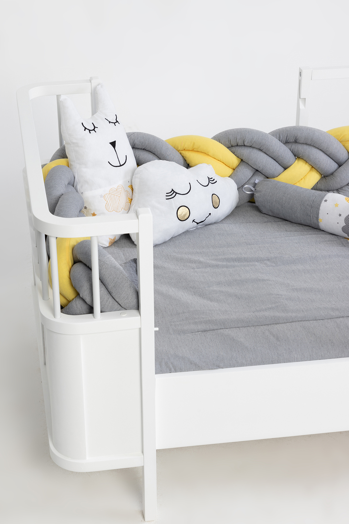 Cozibo Montessori Karyola Uyku Seti 6'lı Örgü 90x190, 100x200 cm fotoğrafı 5 (önizleme)