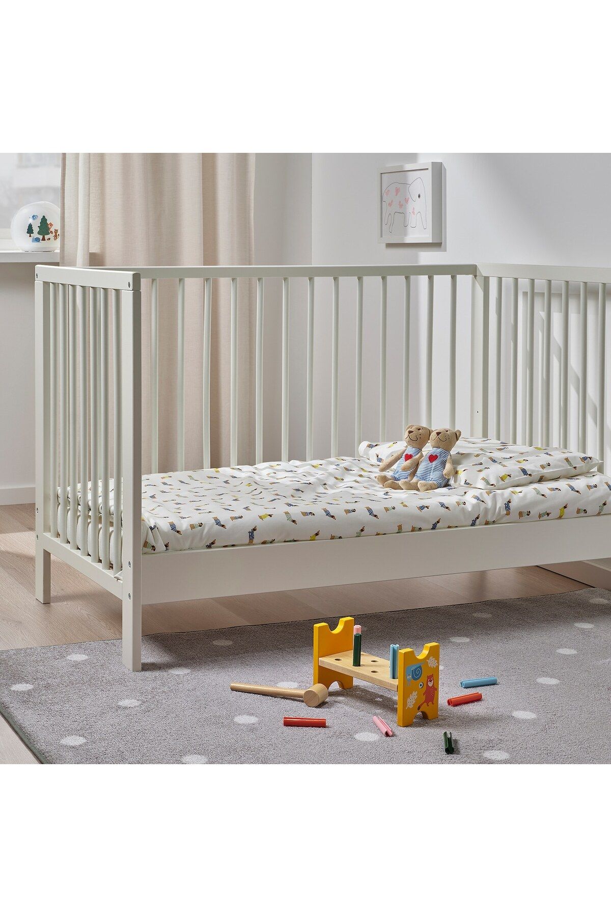 IKEA-UPPSTÅ Toy hammering block, multicolour 6