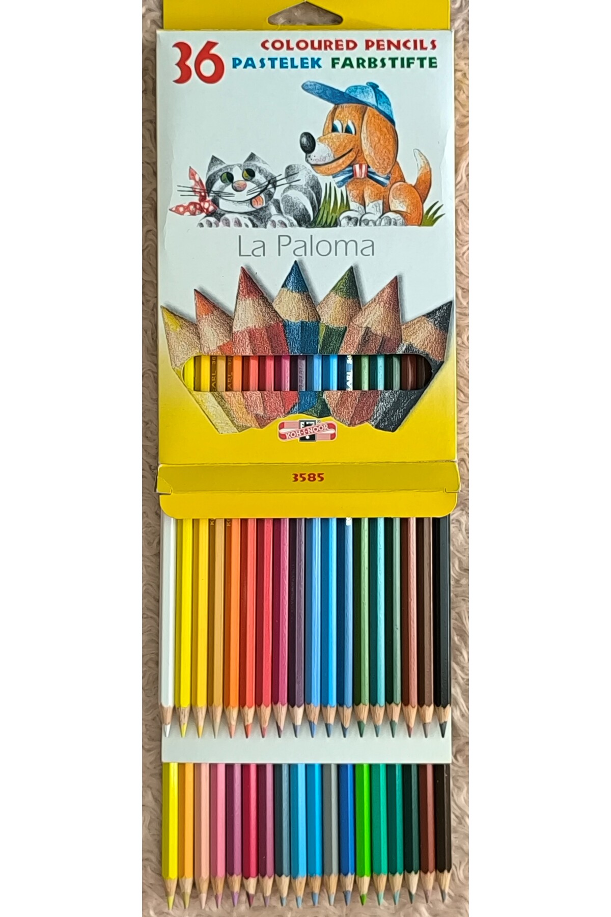 PALOMA La Paloma 36 Coloured Pencıls 36'lı Kuru Boya Seti (Büyük Boy)