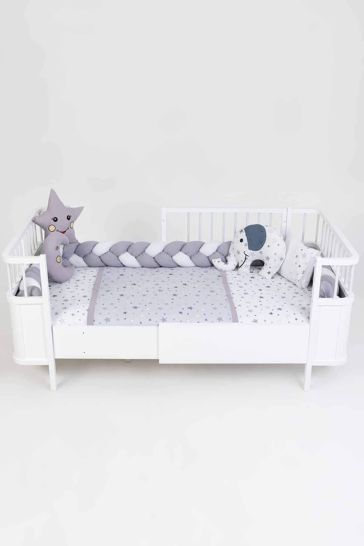 Cozibo Montessori Karyola Uyku Seti 3'lü Örgü 90x190, 100x200 cm fotoğrafı 3 (önizleme)