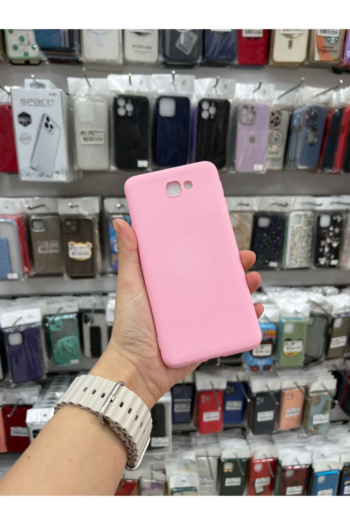 TECNOTREND SAMSUNG Galaxy J7 Prime Uyumlu İçi Kadife Maraa Lansman Silikon Kılıf