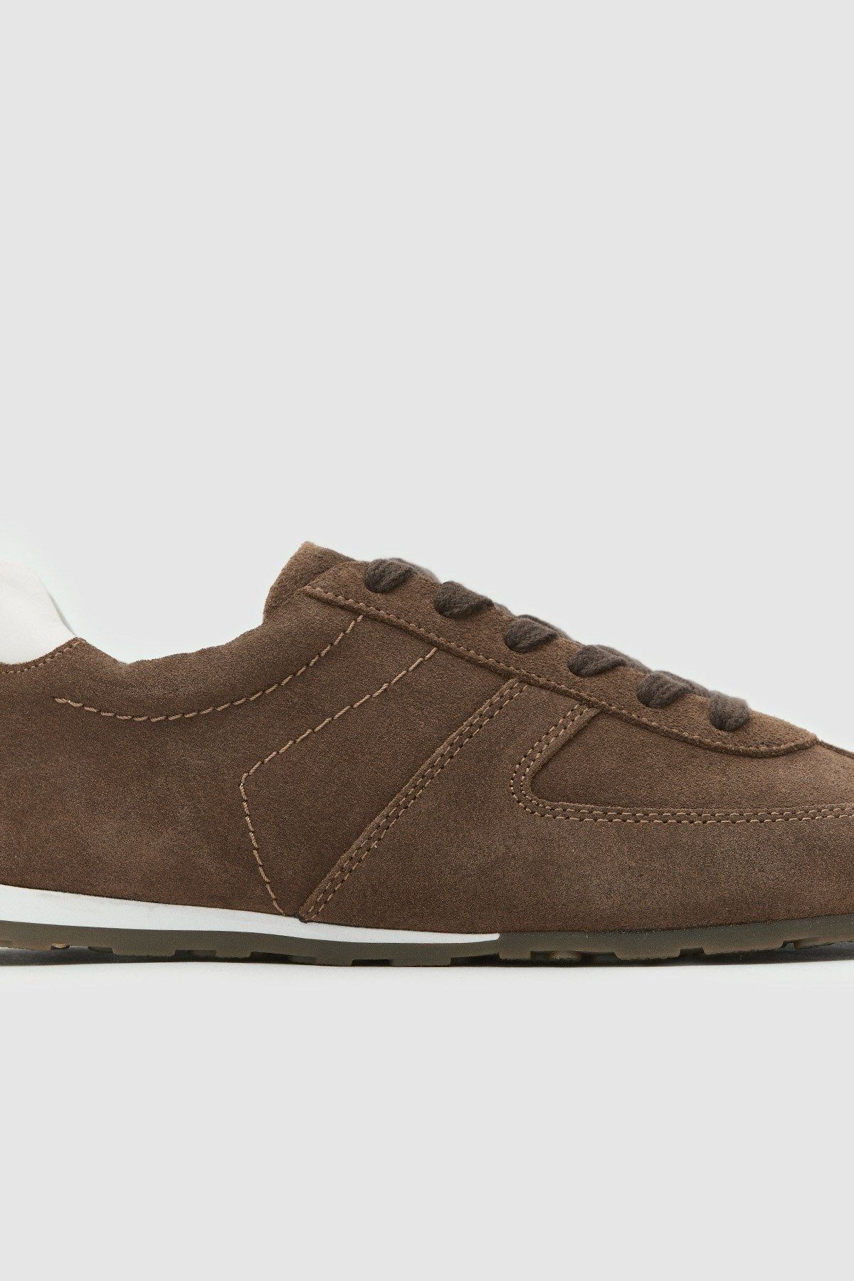 Seniorah-Tan Real Leather Suede Women's Sports Shoes 7