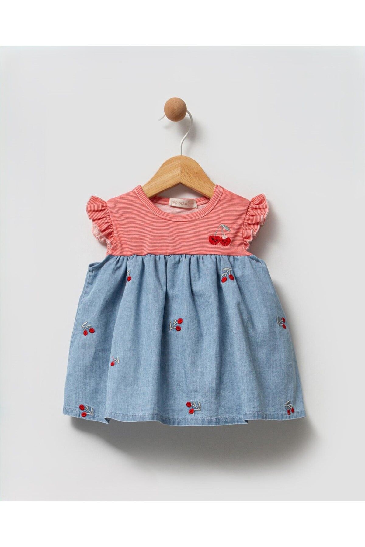 MBK GARDEN-Baby Girl Summer Cherry Dress 6/9/12/18/24 Months 2