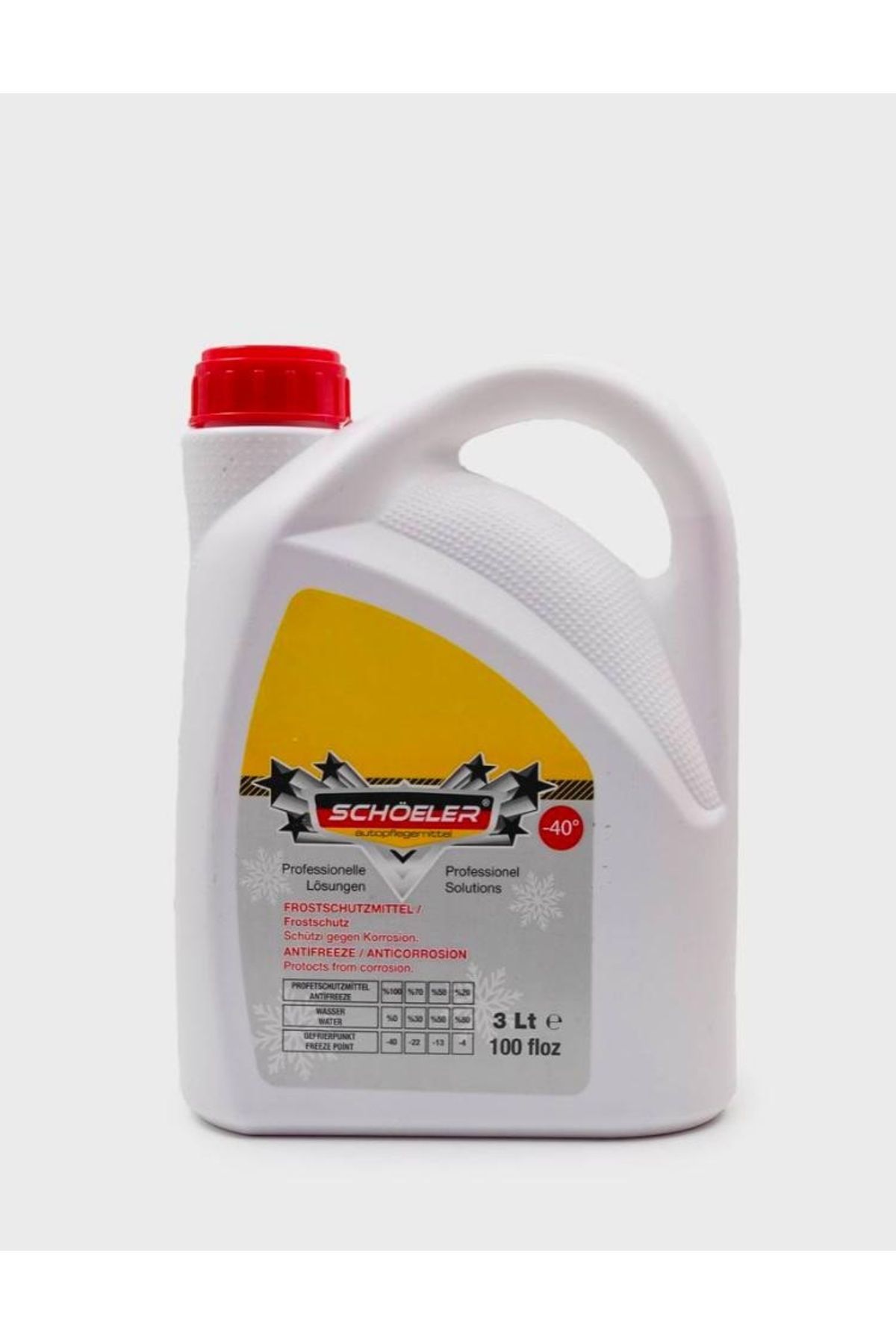 ddcars Schöller Kırmızı Antifriz 3 lt - 40