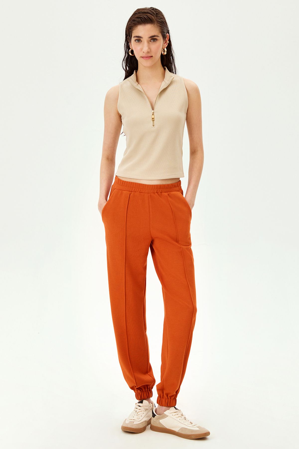 Allyco-Jogger Knitted Trousers with Elastic Waist and Leg 1