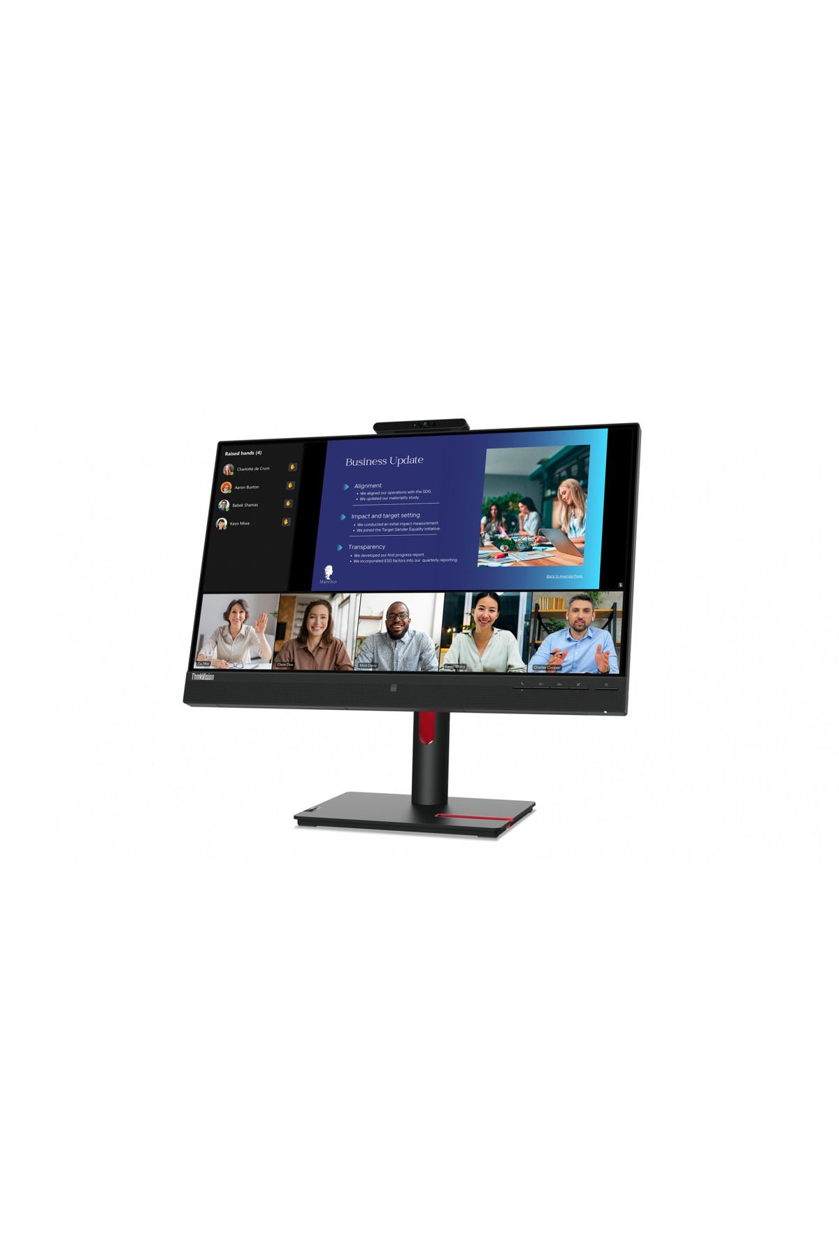 LENOVO-Monitor IPS LED HDMI, DisplayPort, Boxe, Pivot (Negru) 5