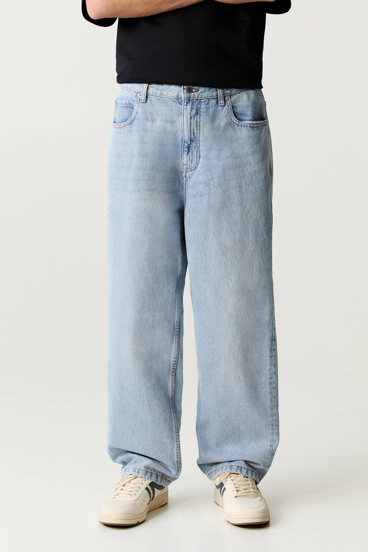 شلوار جین آبی مردانه Pull Bear اورجینال Pull & Bear
