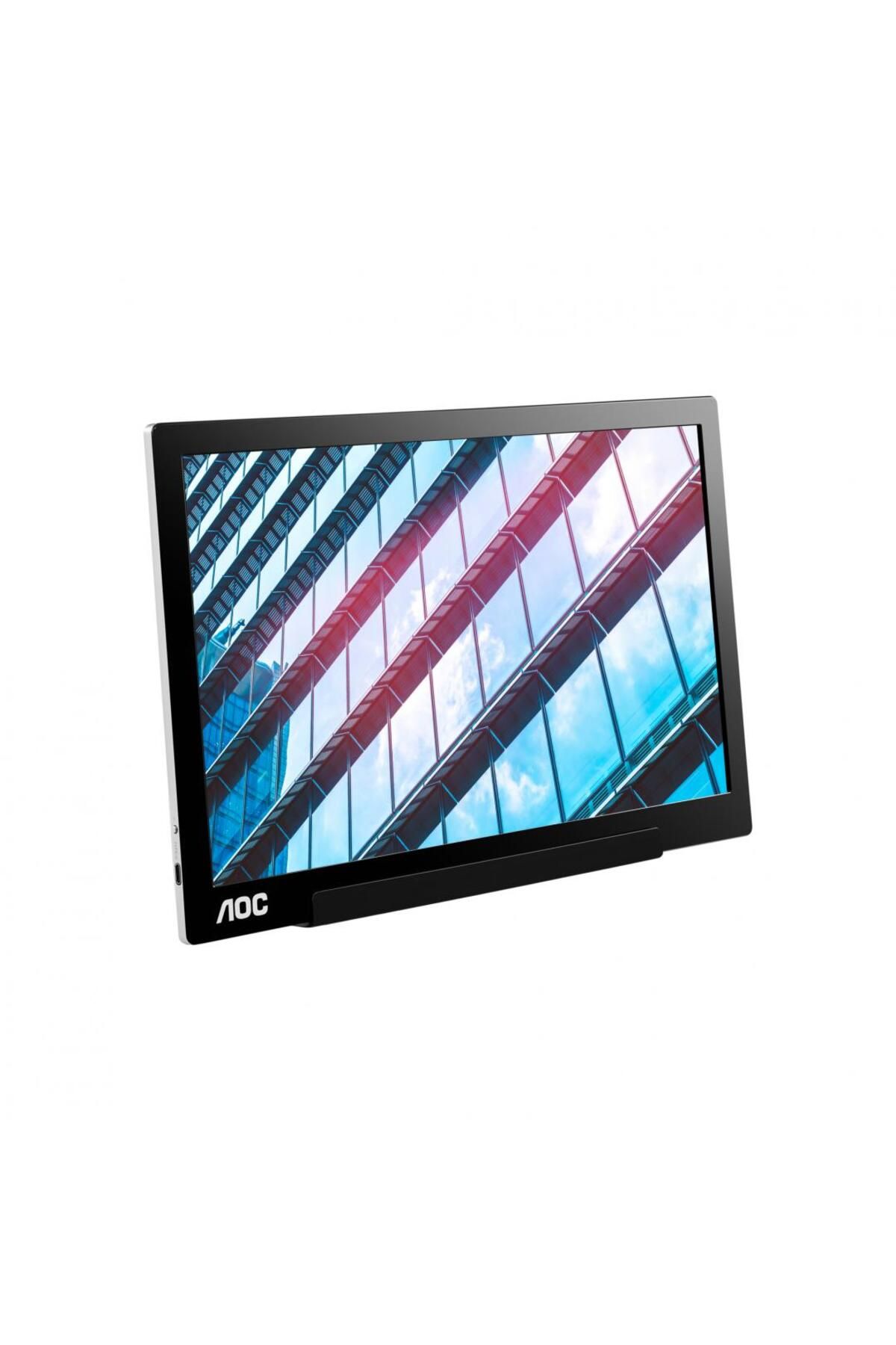 Aoc-Monitor portabil LED IPS AOC 15.6inch, Full HD, USB-C, Negru 7