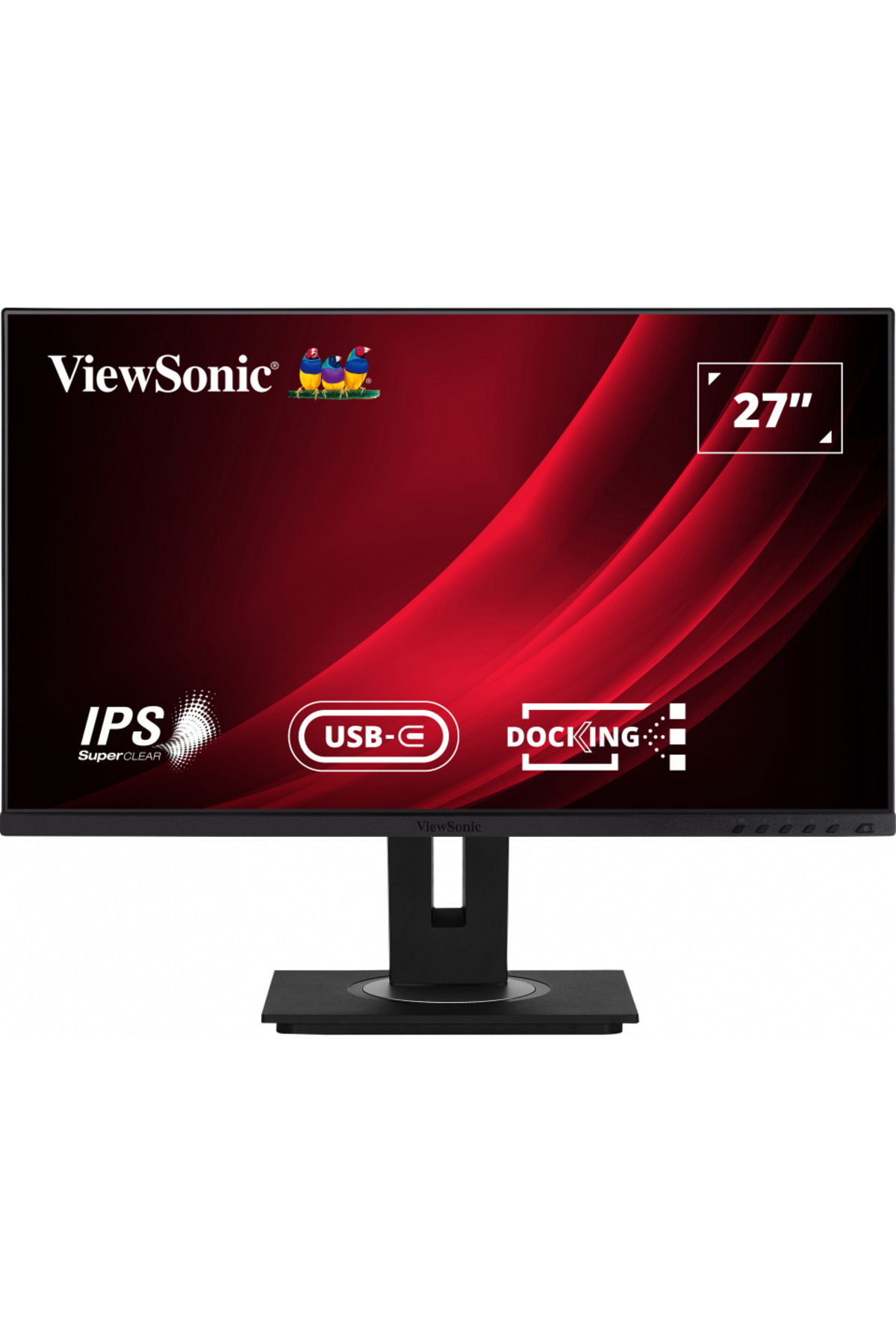 ViewSonic-Monitor LED ViewSonic Professional Docking Monitor VG2756-4K, UHD, Display Port, HDMI, Vesa, Negru 1