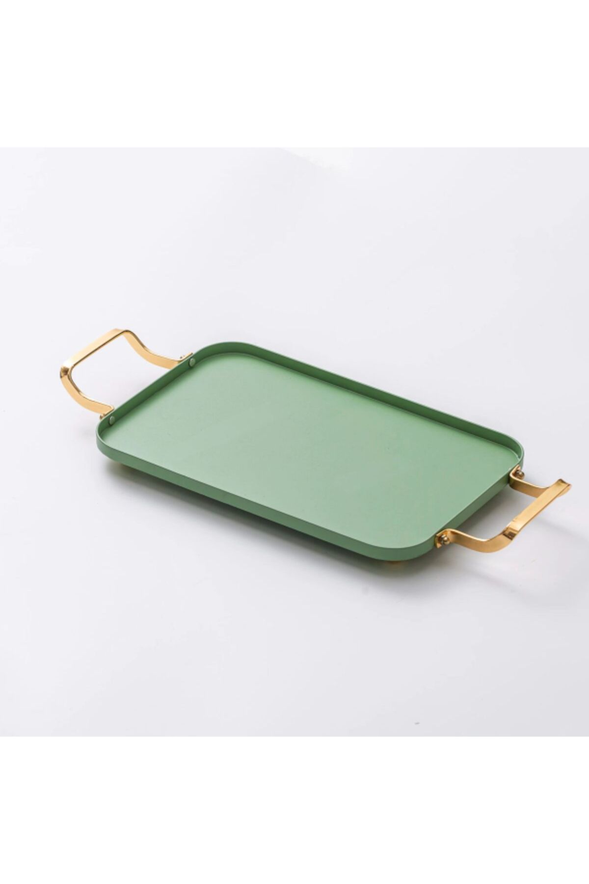 Felli-Rectangular Metal Tray with Handle Y1K150058-L 1