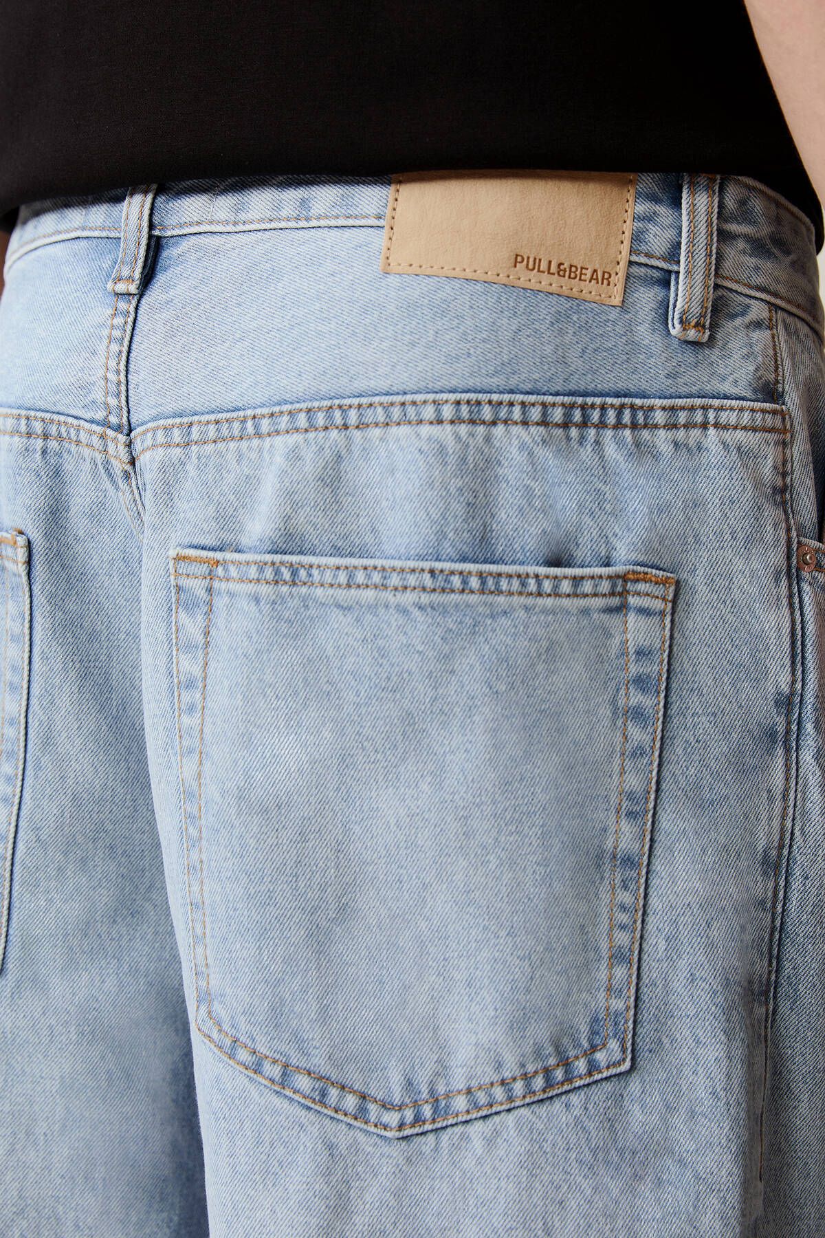 شلوار جین آبی مردانه Pull Bear اورجینال Pull & Bear