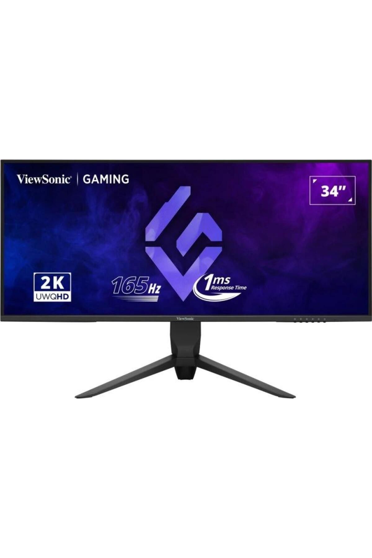 ViewSonic-Monitor Gaming LED VA UWQHD 165Hz, ms, FreeSyncTM HDR10, HDMI, VESA, Pivot, negru 2