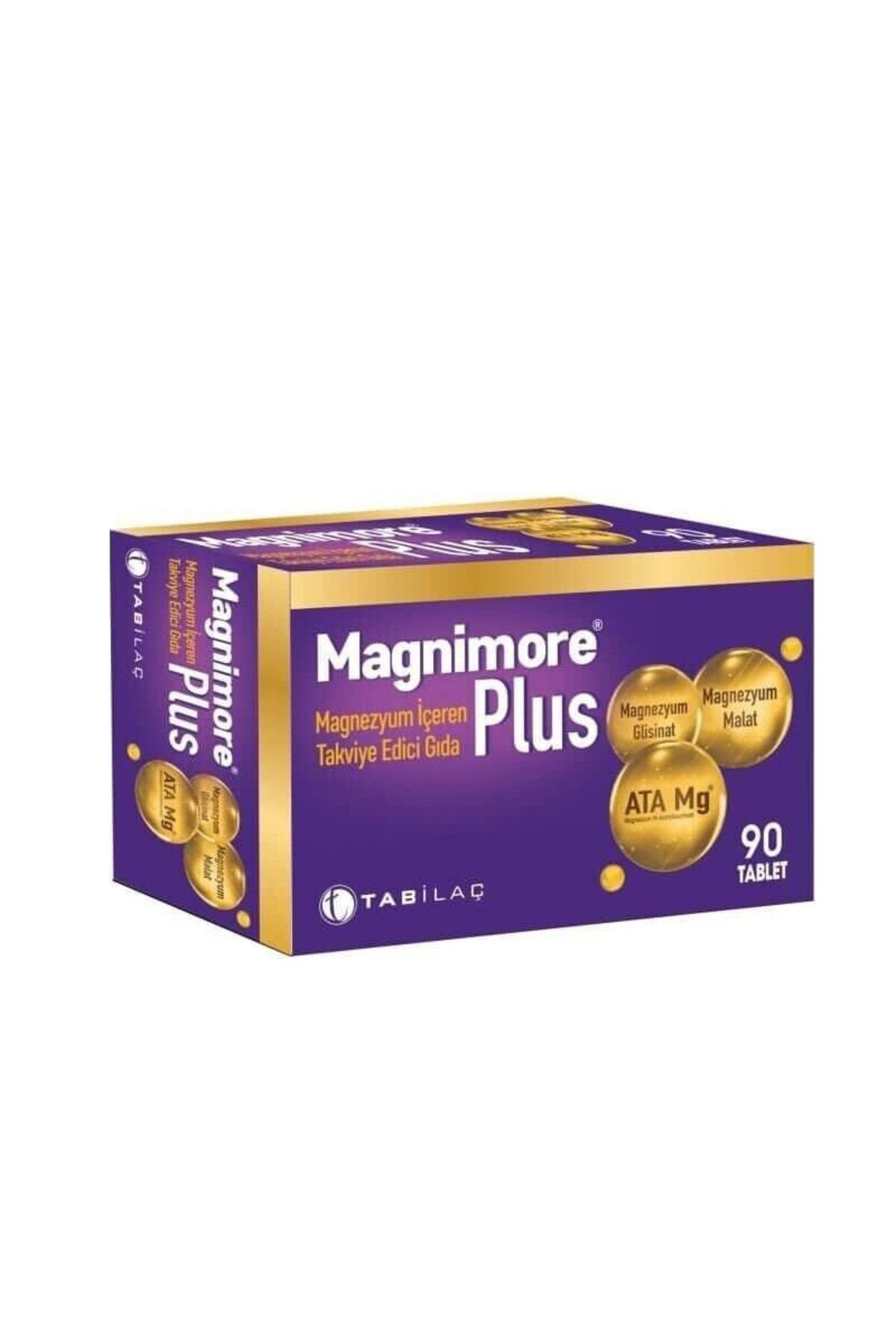 TAB İlaç Sanayi A.Ş Magnimore Magnezyum Plus Takviye Edici Gıda 90 Tablet