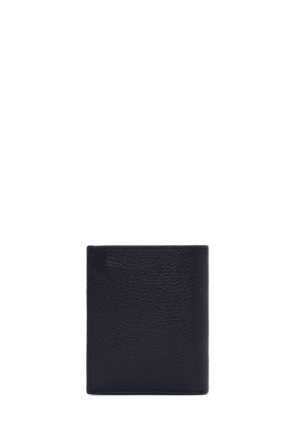 Derimod-Navy Blue Leather Men's Wallet - 000a2d3093ft 3