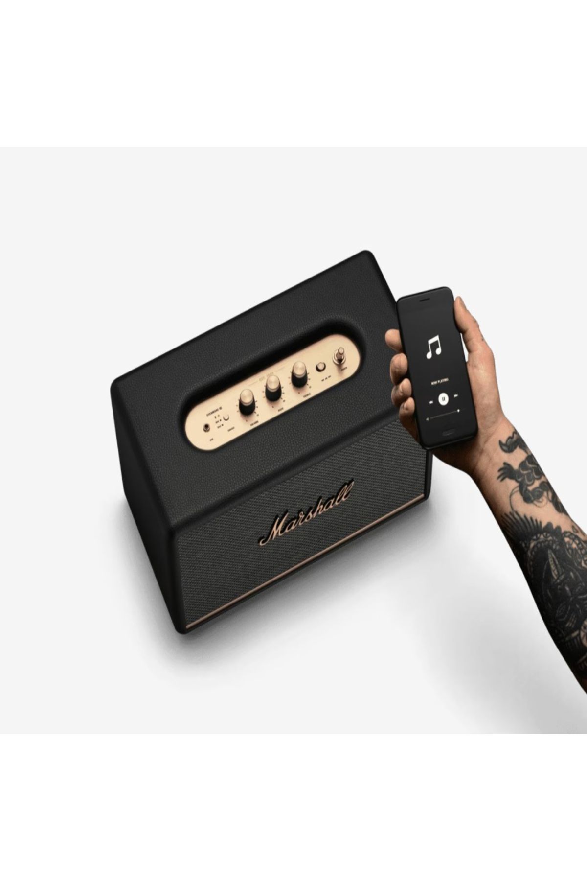 Marshall-Marshall Stanmore III Wireless Stereo Speaker, Bluetooth 5.2, RCA Input, Room-Filling Sound – Black 4