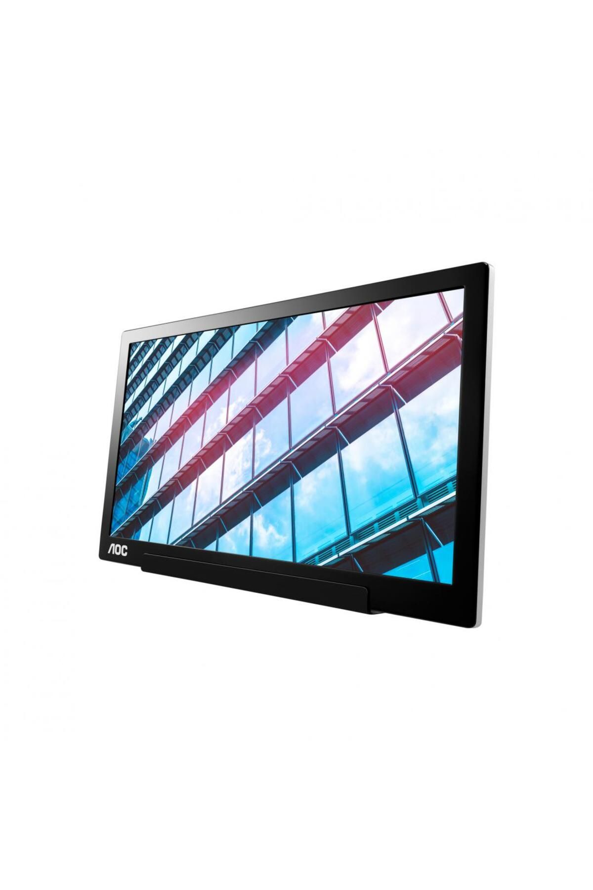 Aoc-Monitor portabil LED IPS AOC 15.6inch, Full HD, USB-C, Negru 6