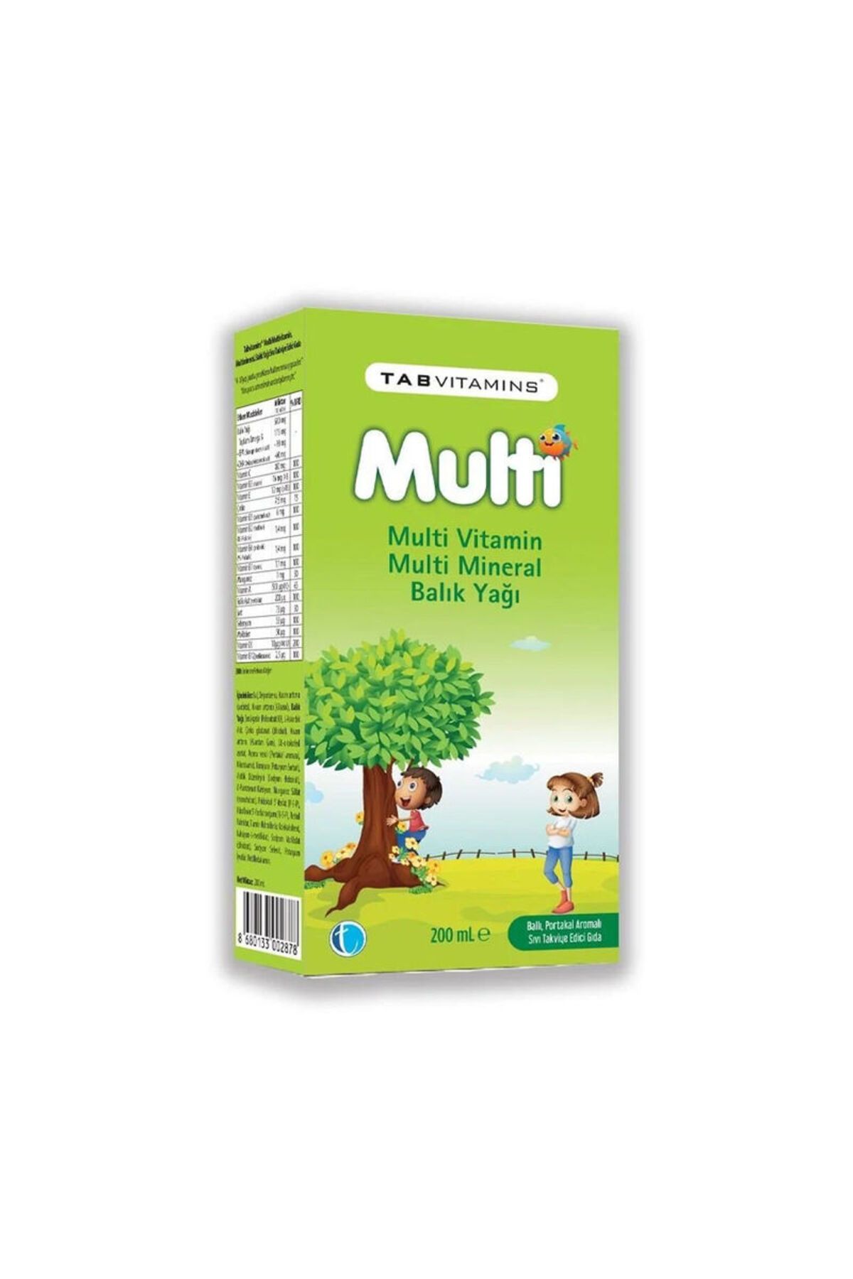 Tabvitamins Tabvitamins Multi Multivitamin Mineral Balık Yağı 200 ml