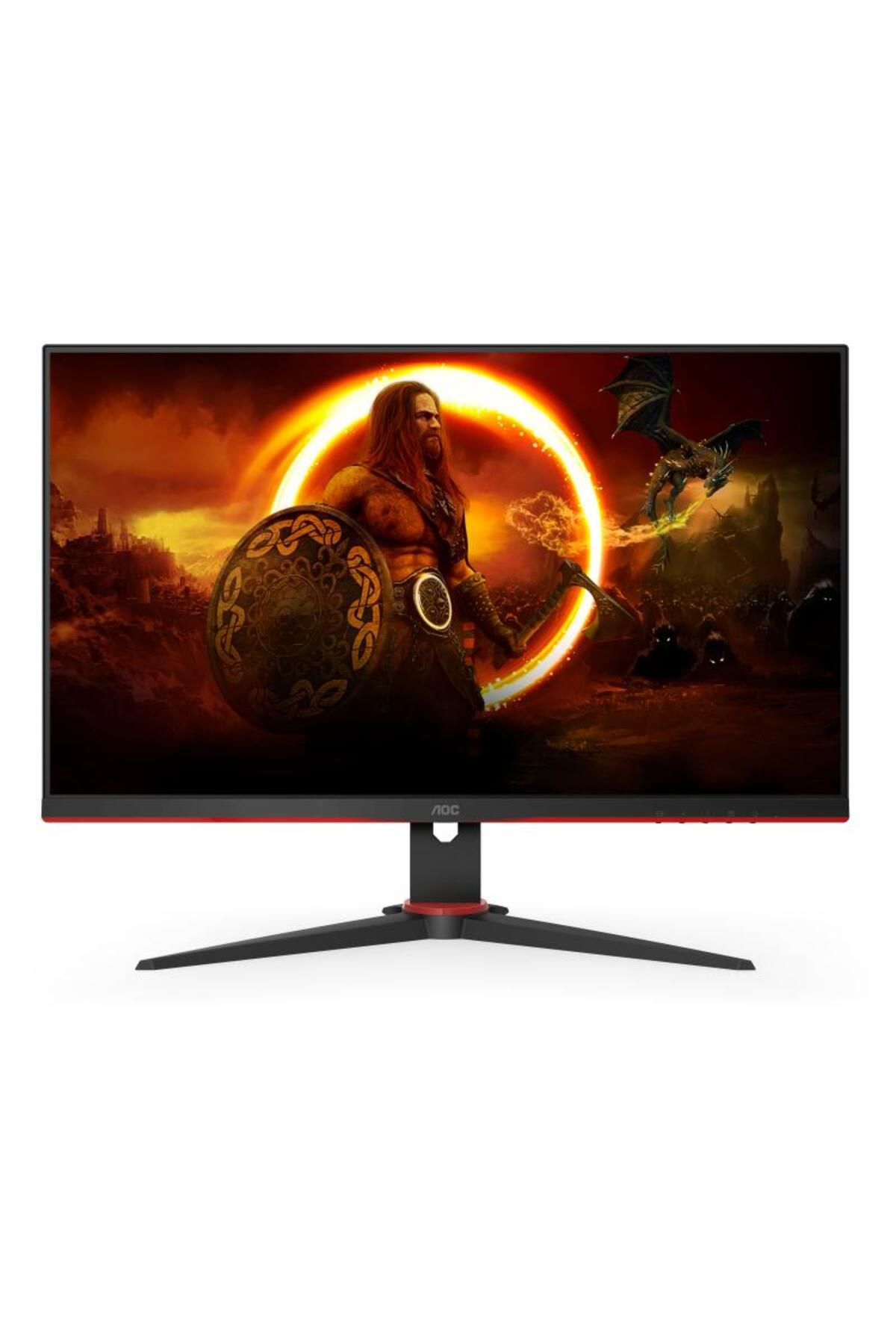 Aoc-Monitor gaming LED IPS AOC 23.8inch, Full HD, DisplayPort, 240Hz, FreeSync Premium, Vesa, Negru/Rosu 7