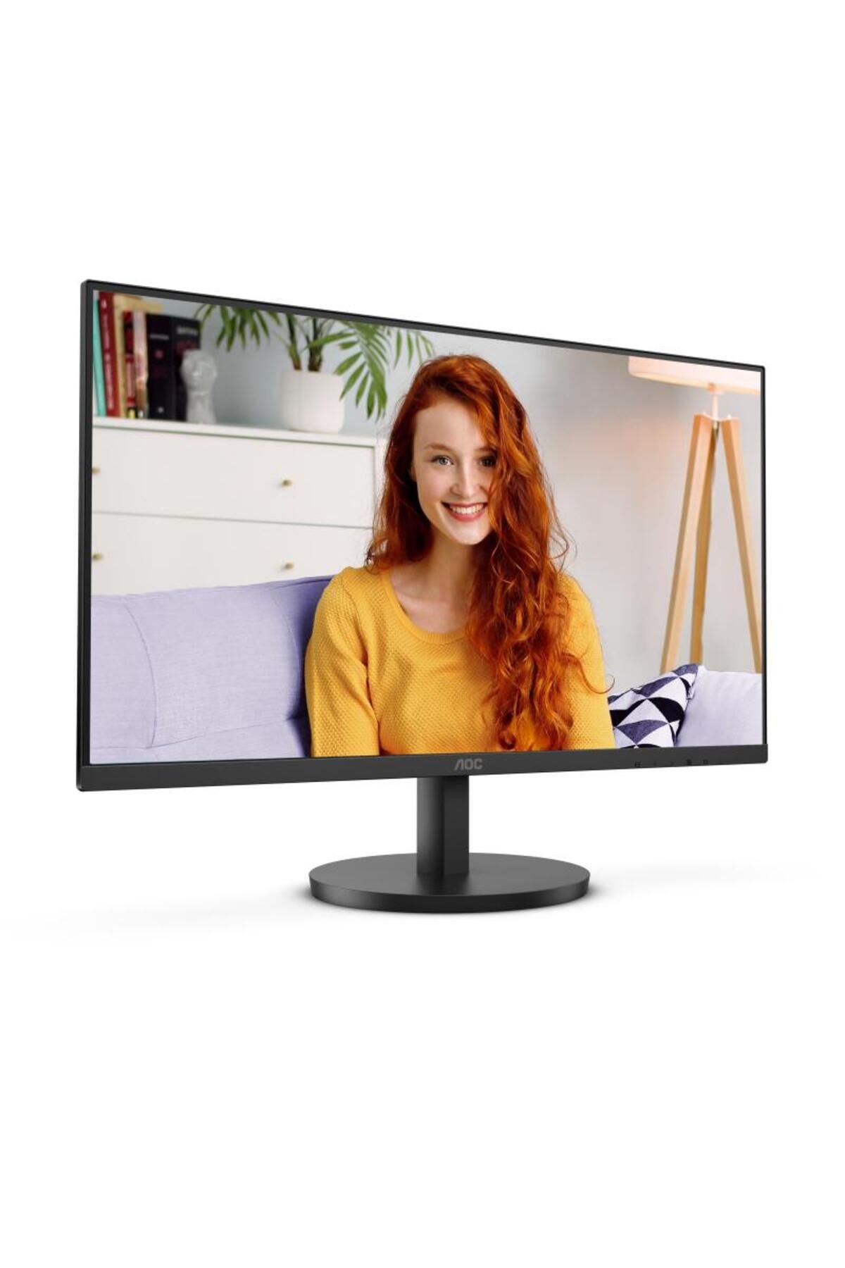 Aoc-Monitor AOC, 27inch, IPS, 4K, UHD, 60Hz, 4ms, HDR10, Boxe 2W x 2, HDMI, DisplayPort, U27B3A, Negru 4