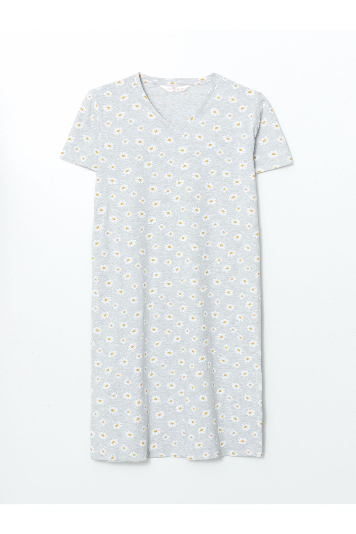 LC Waikiki Nachthemd Mit V-ausschnitt Und Blumenmuster für Damen - S