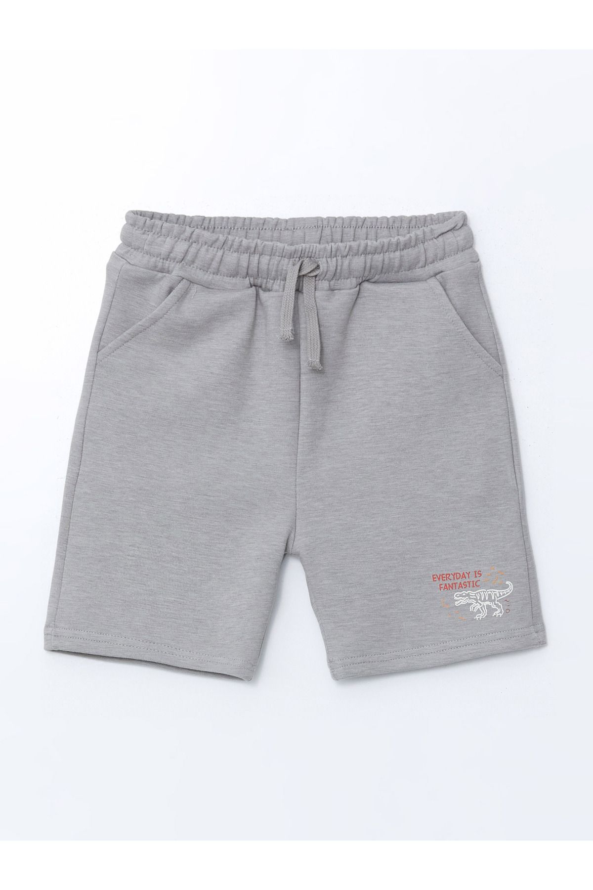 LC Waikiki-Printed Boys' Shorts with Elastic Waist 1