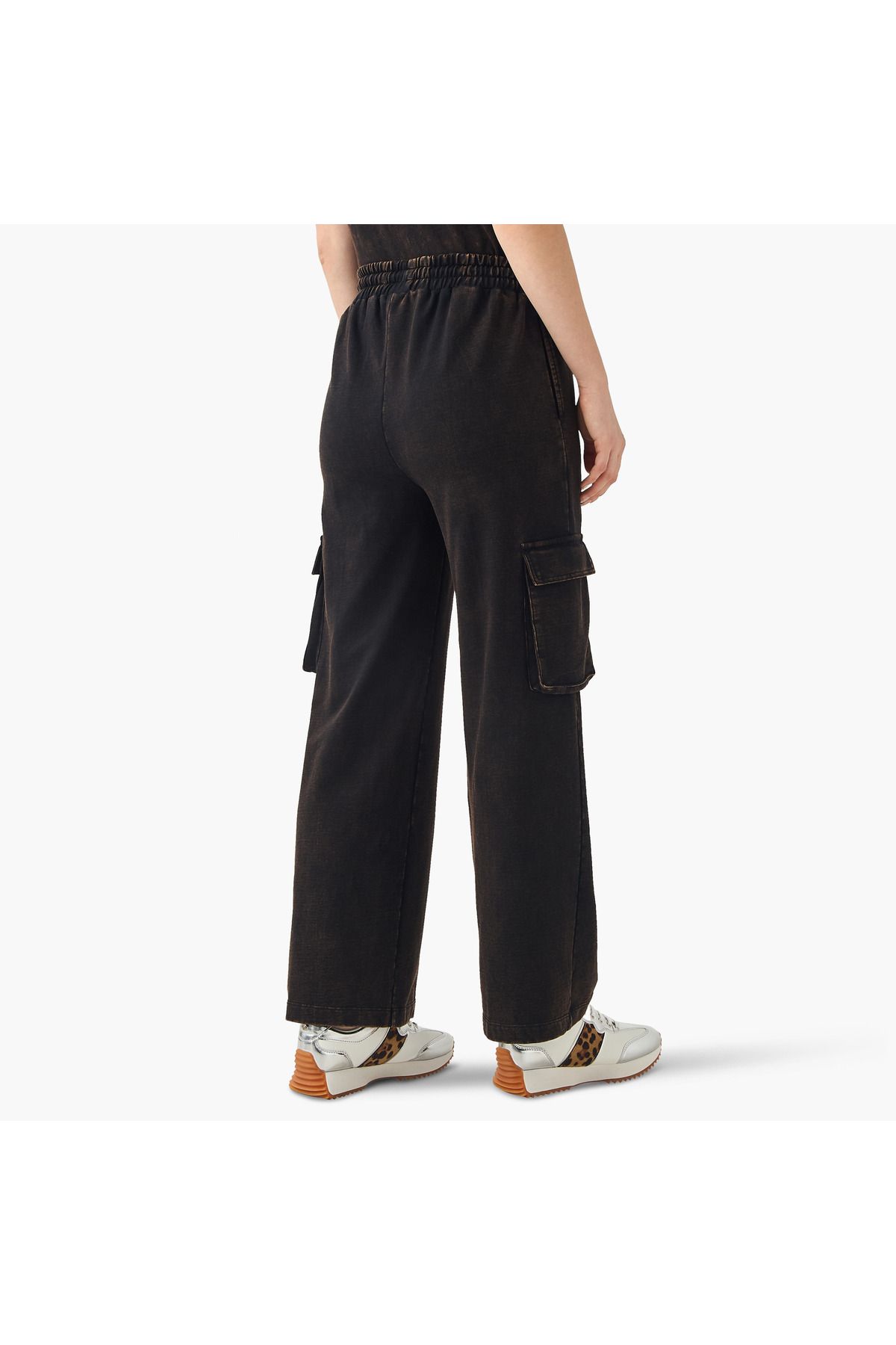 SP Characters-Barbie Print Cargo Joggers with Drawstring Closure 3