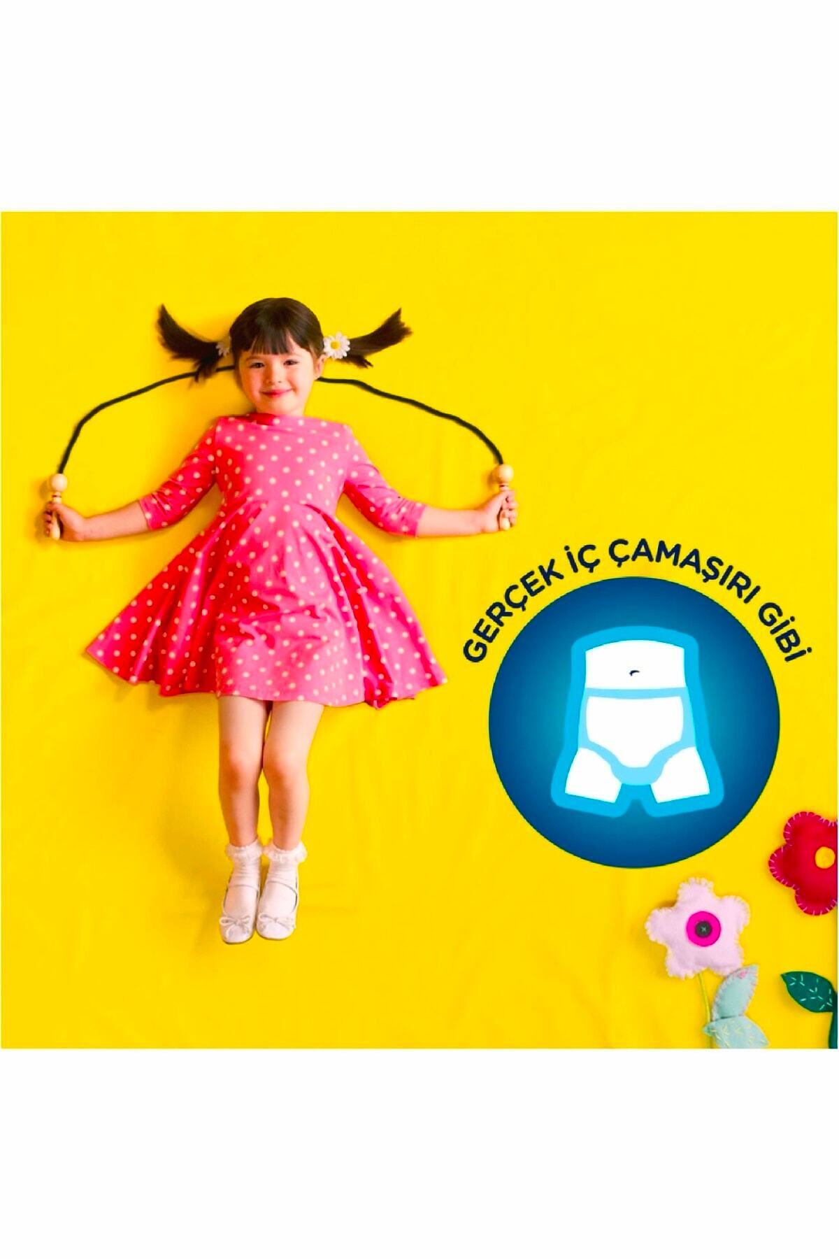 DryNites Huggies Dry Nites Emici Külot Kız 4-7 Yaş 17-30 Kg 10'lu fotoğrafı 2 (önizleme)