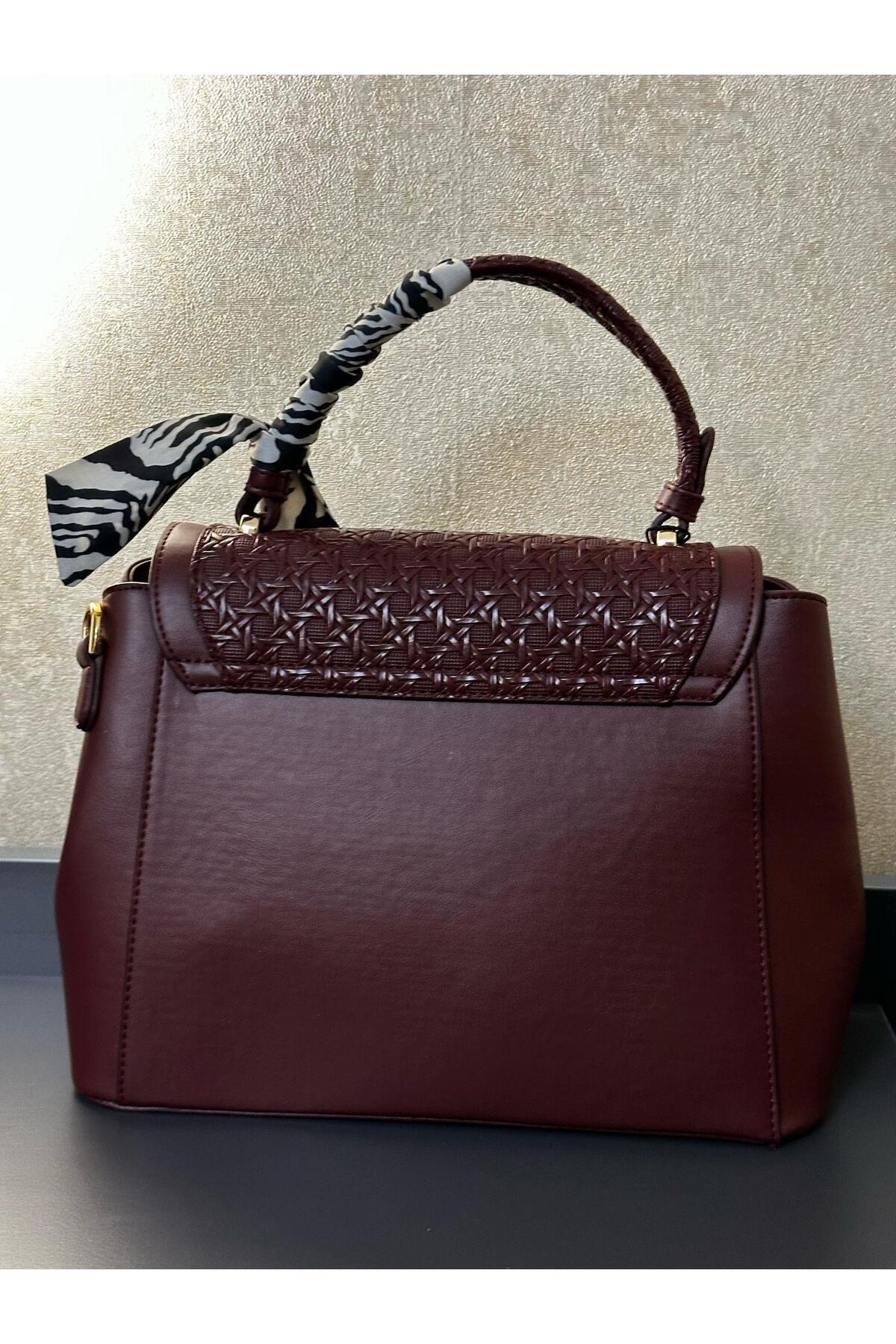 Tuğba-Shoulder Bag Designed as a Hand and Arm Bag Vs.Blkt.0193 5