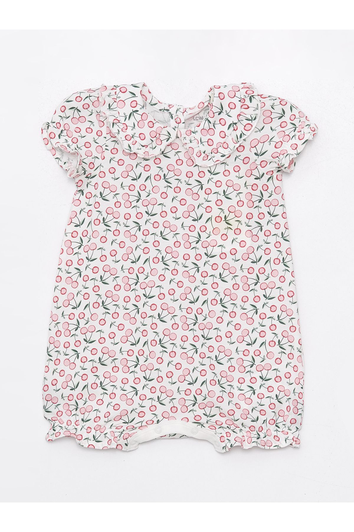 LC Waikiki Kombinezon Dla Dziewczynki Z Kołnierzykiem Typu Baby Collar (0-12 Miesięcy Z Bucikami, 12 Miesięcy I Więcej Bez Bucików) Kobieta - 0–1