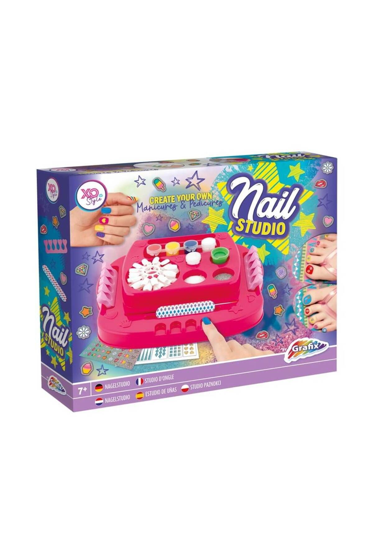 GRAFİX Set De Creație Pentru Studio De Manichiură Grafix - One Size