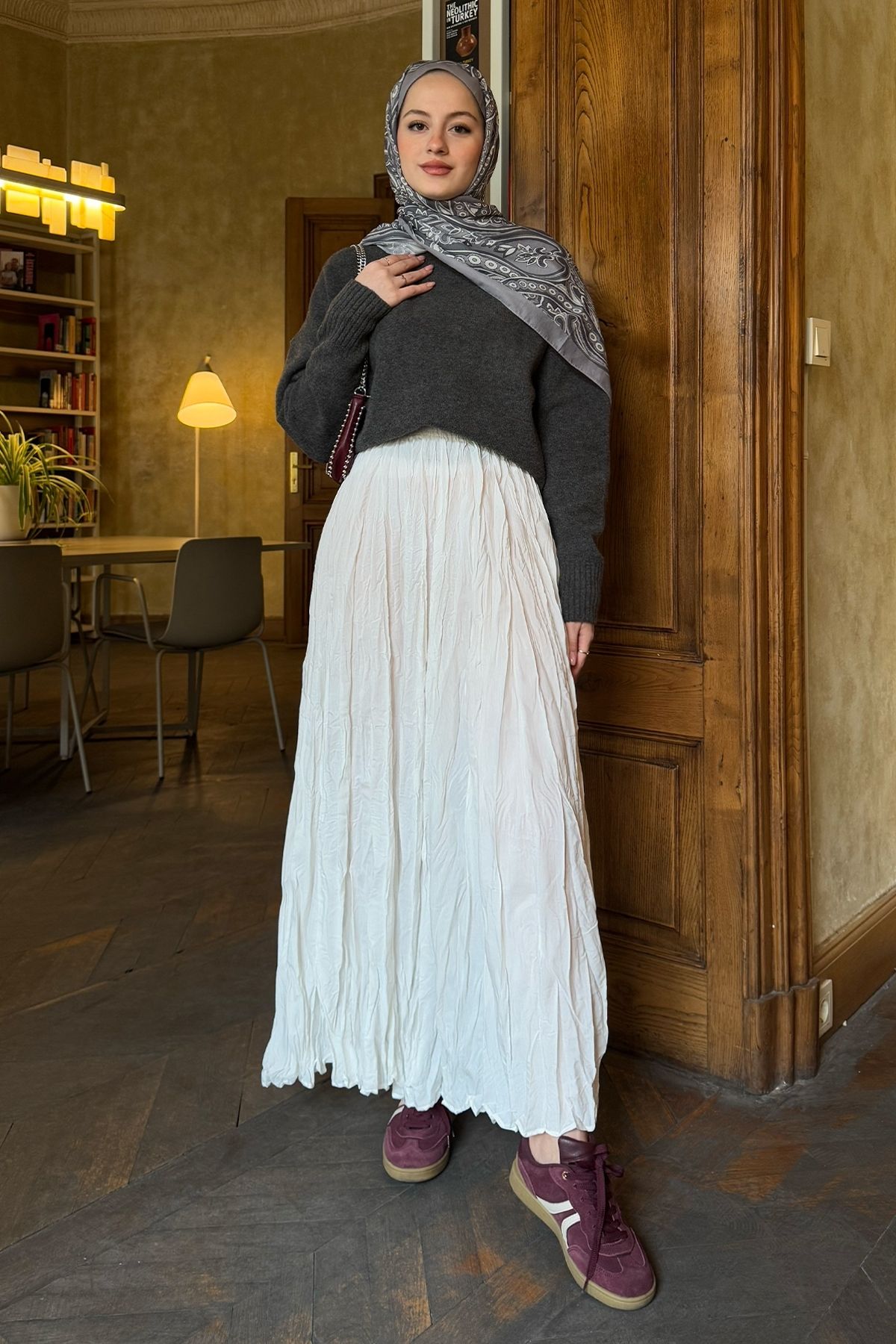 InStyle-White Crochet Skirt 5