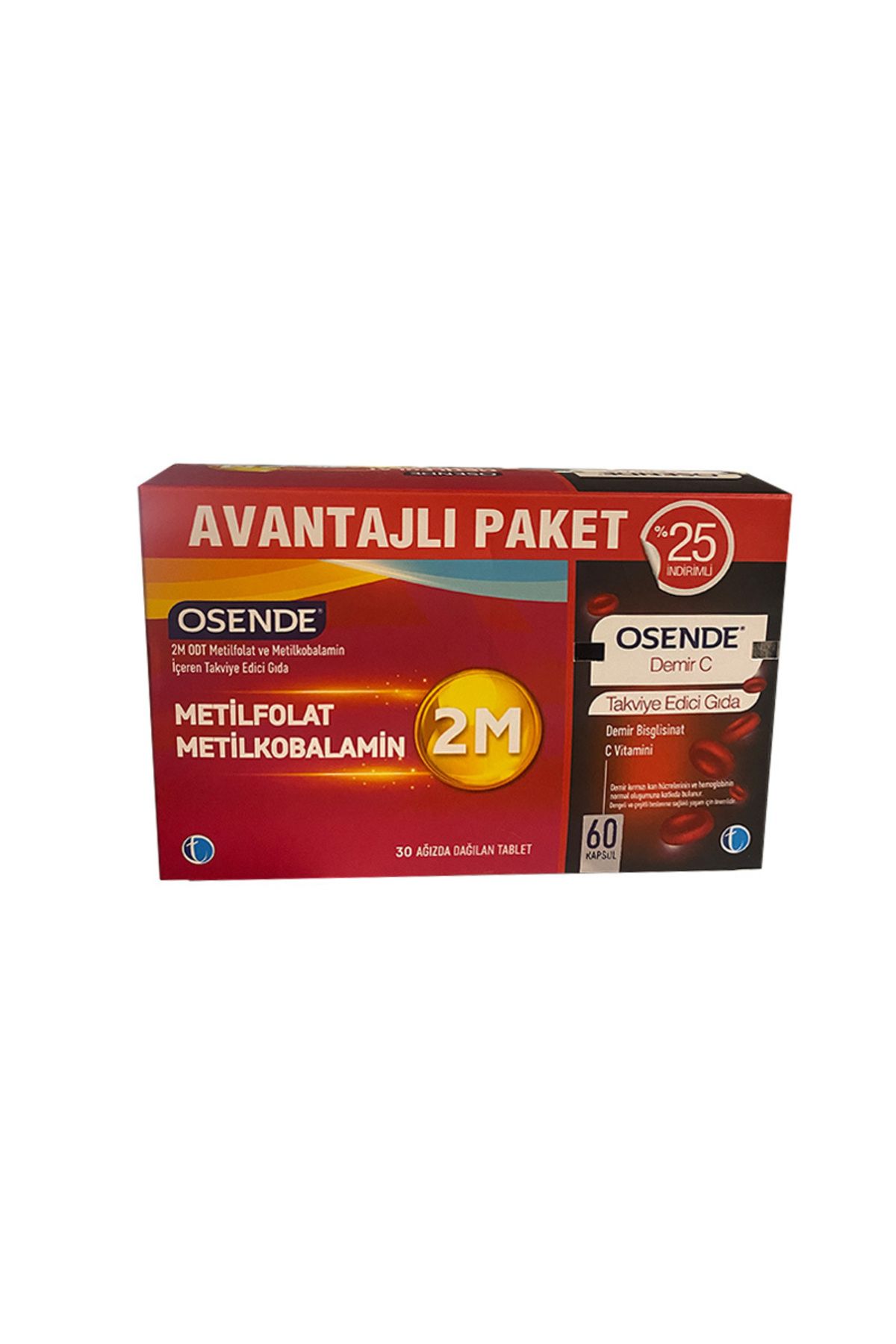 Osende Tab İlaç Osende Demir C İçeren Takviye Edici Gıda Avantajlı Paket