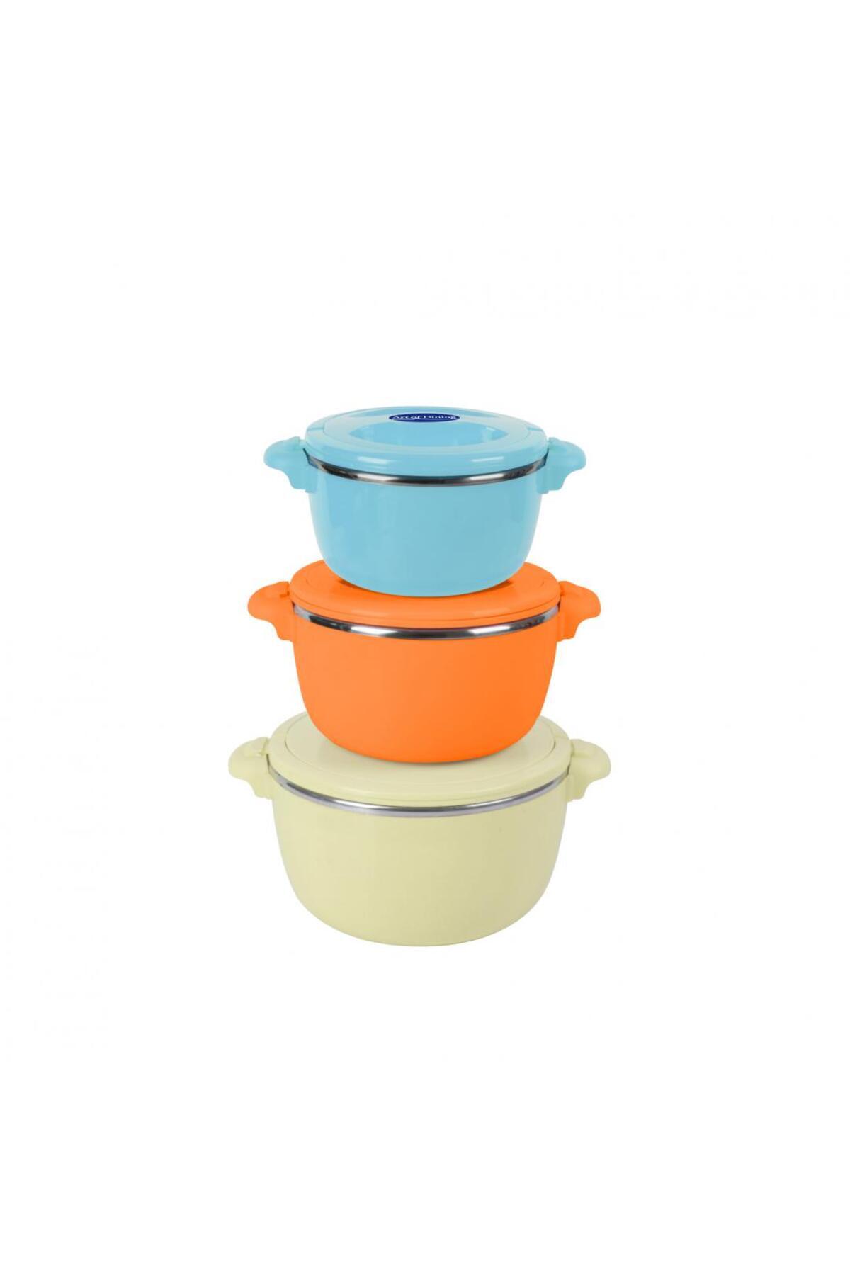 Heinner SET 3 CASEROLE TERMICE 2 + 4 + 6 L, BUFFA BEJ