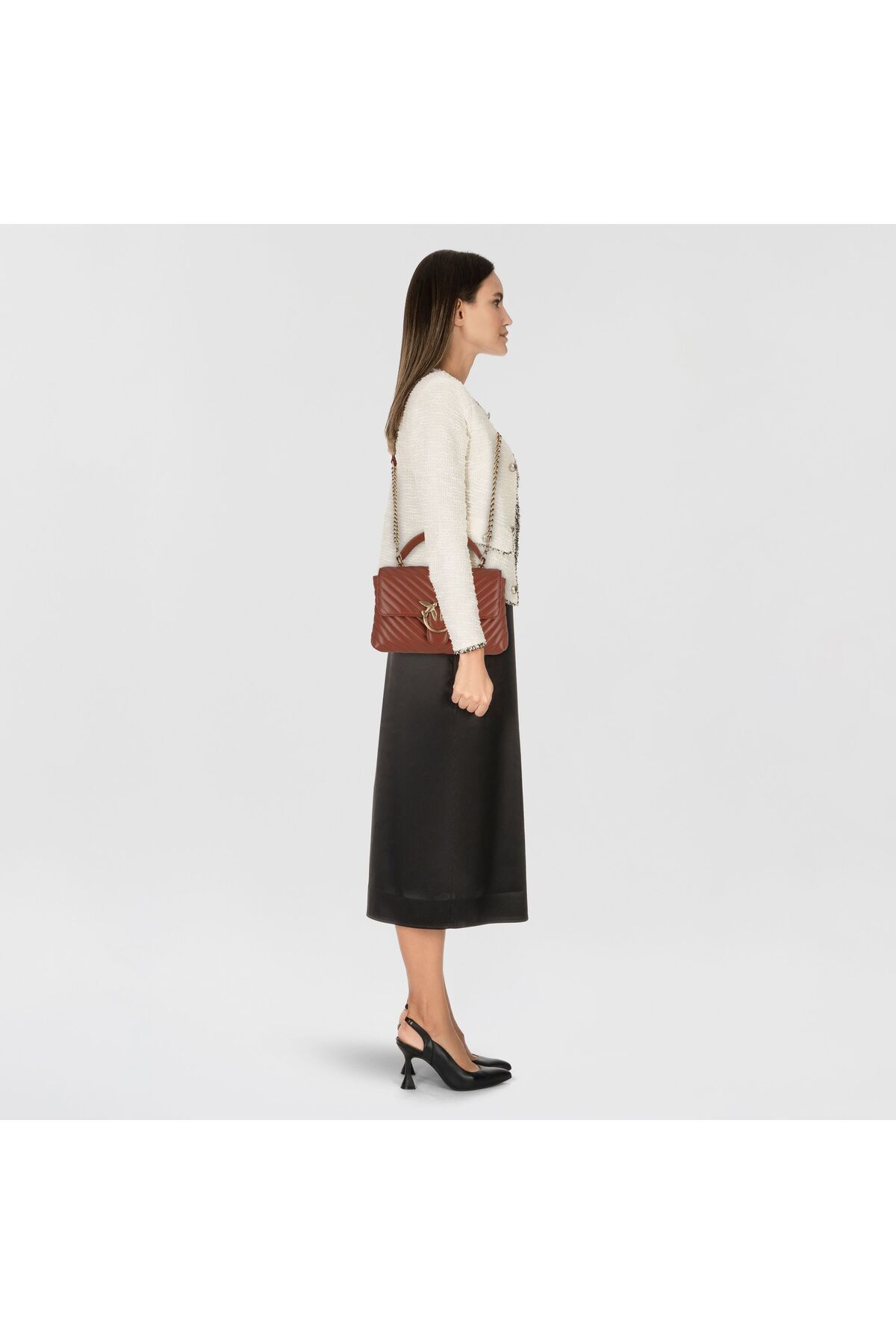 PİNKO-Love Lady Handtasche Leder 26 cm 6