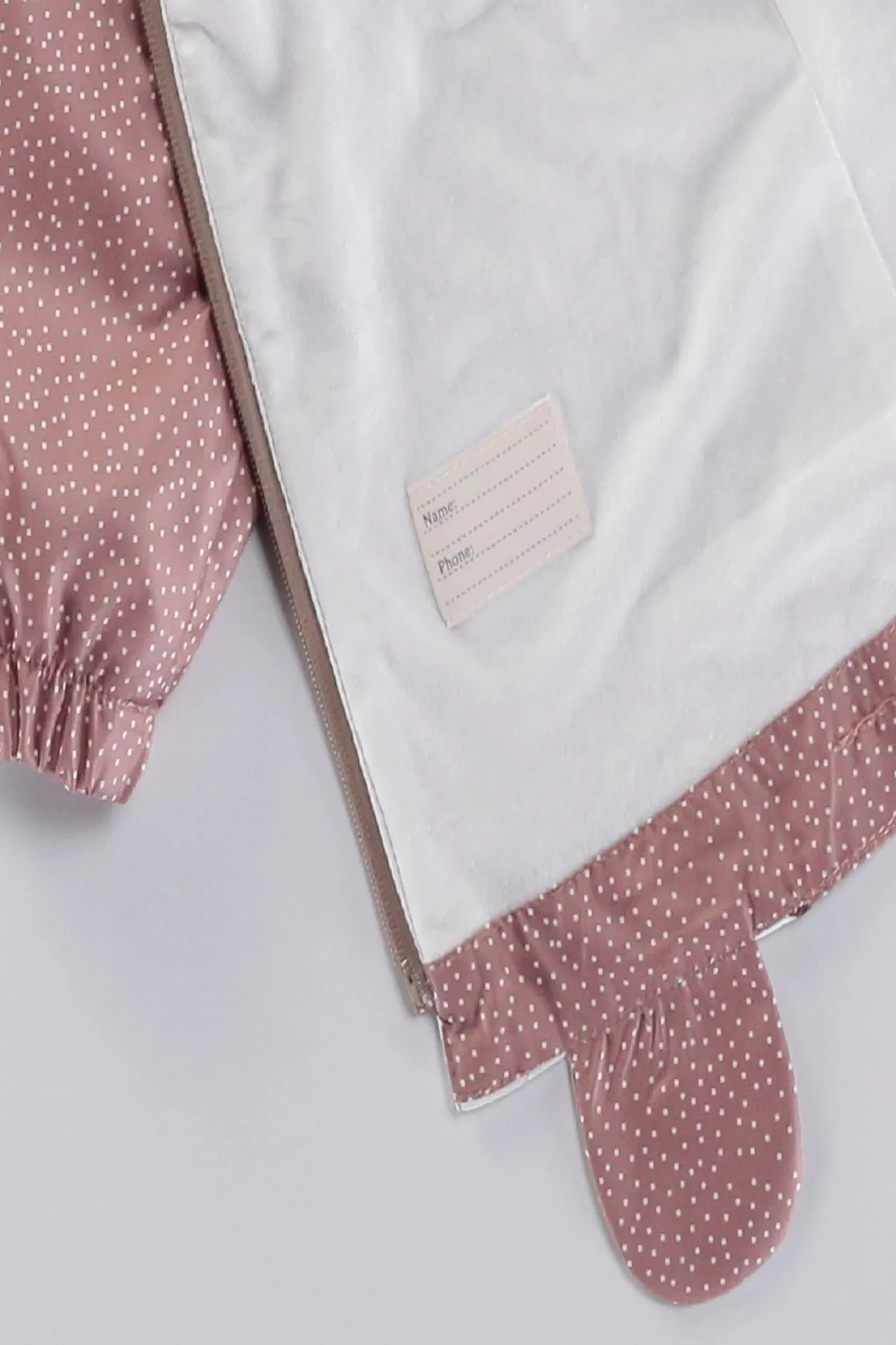 DeKuBaby Yeni Sezon Sevimli KEDİ Figürlü, Kapüşonlu, Pamuk Astarlı BebeK-Çocuk Yağmurluk-Mont fotoğrafı 3 (önizleme)